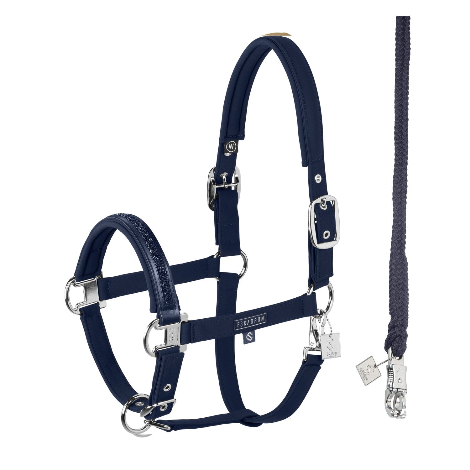 ESKADRON Classic Sports Halfter & Führ- und Anbindestrick-Set Jewel II &ndash; Ansicht 1