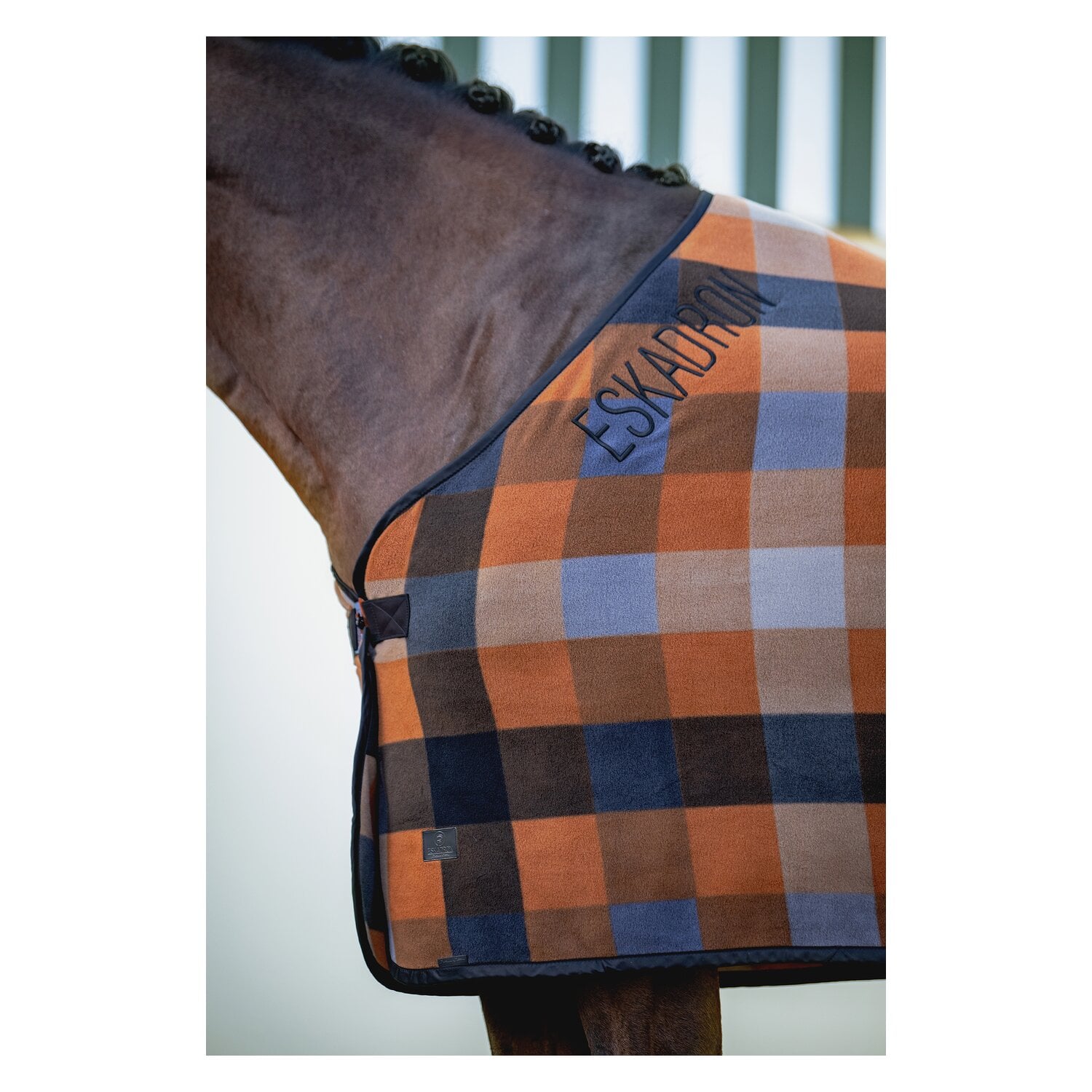 ESKADRON Platinum Abschwitzdecke Fleece Check &ndash; Ansicht 3