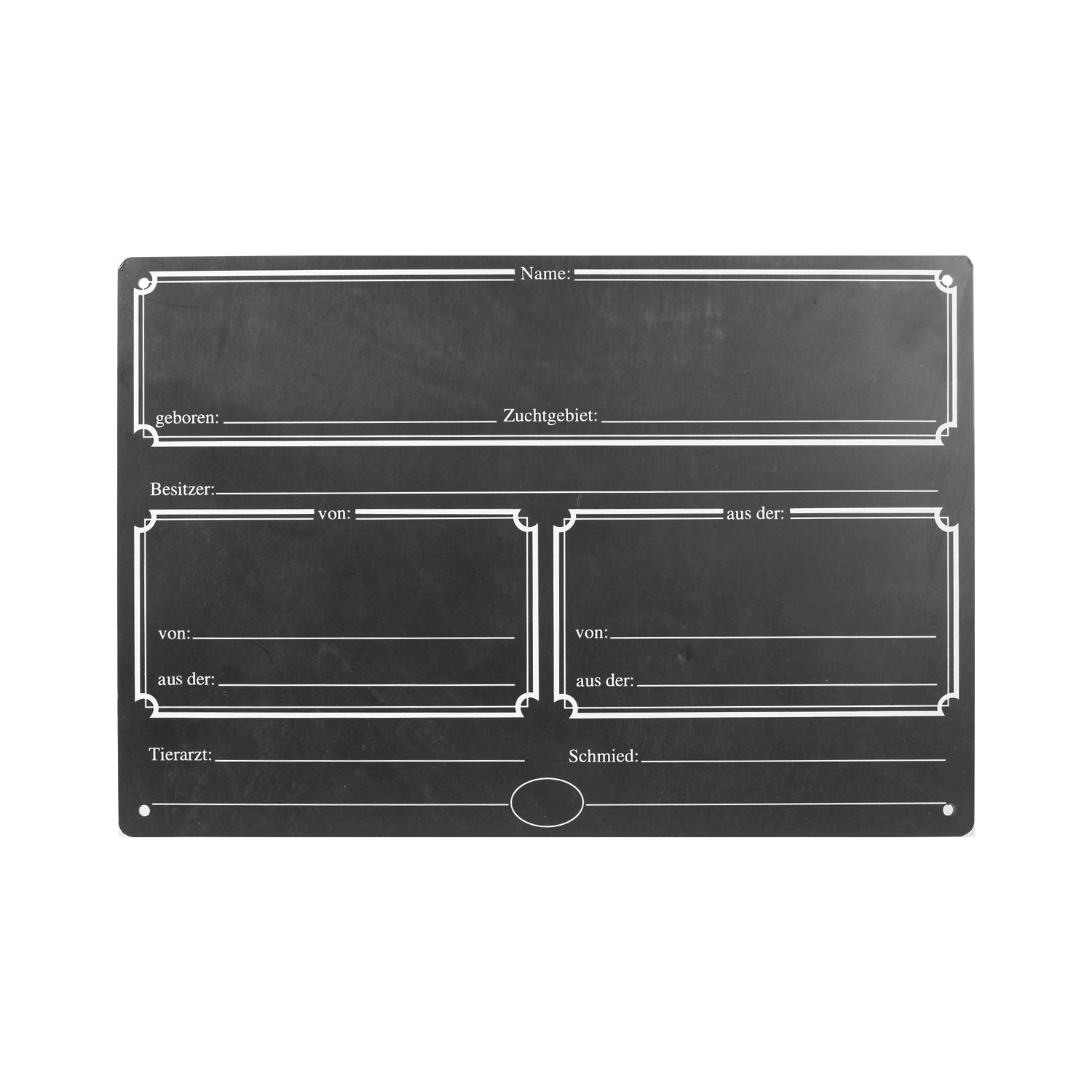 Loesdau Stalltafel – Ansicht 1