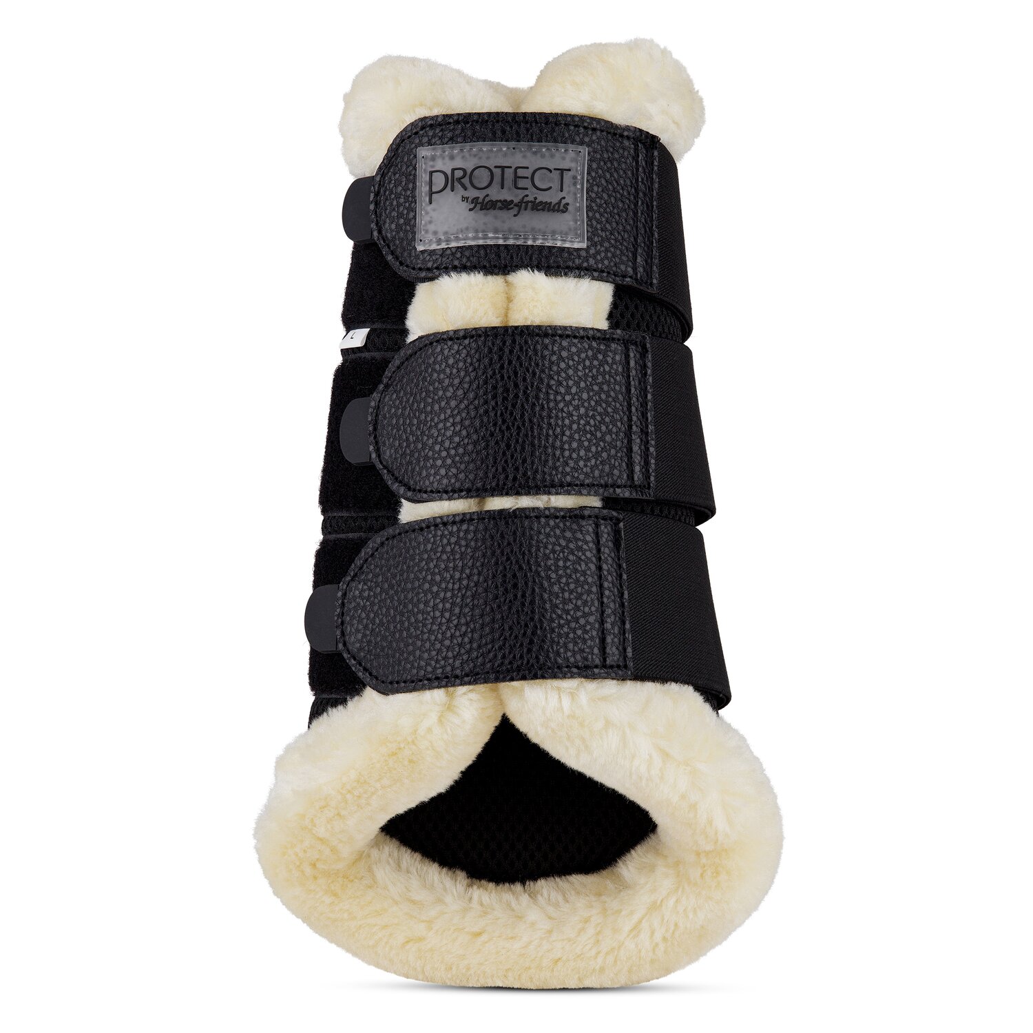 PROTECT by Horse-friends Gamaschen mit Mesh und Kunstfell &ndash; Ansicht 1