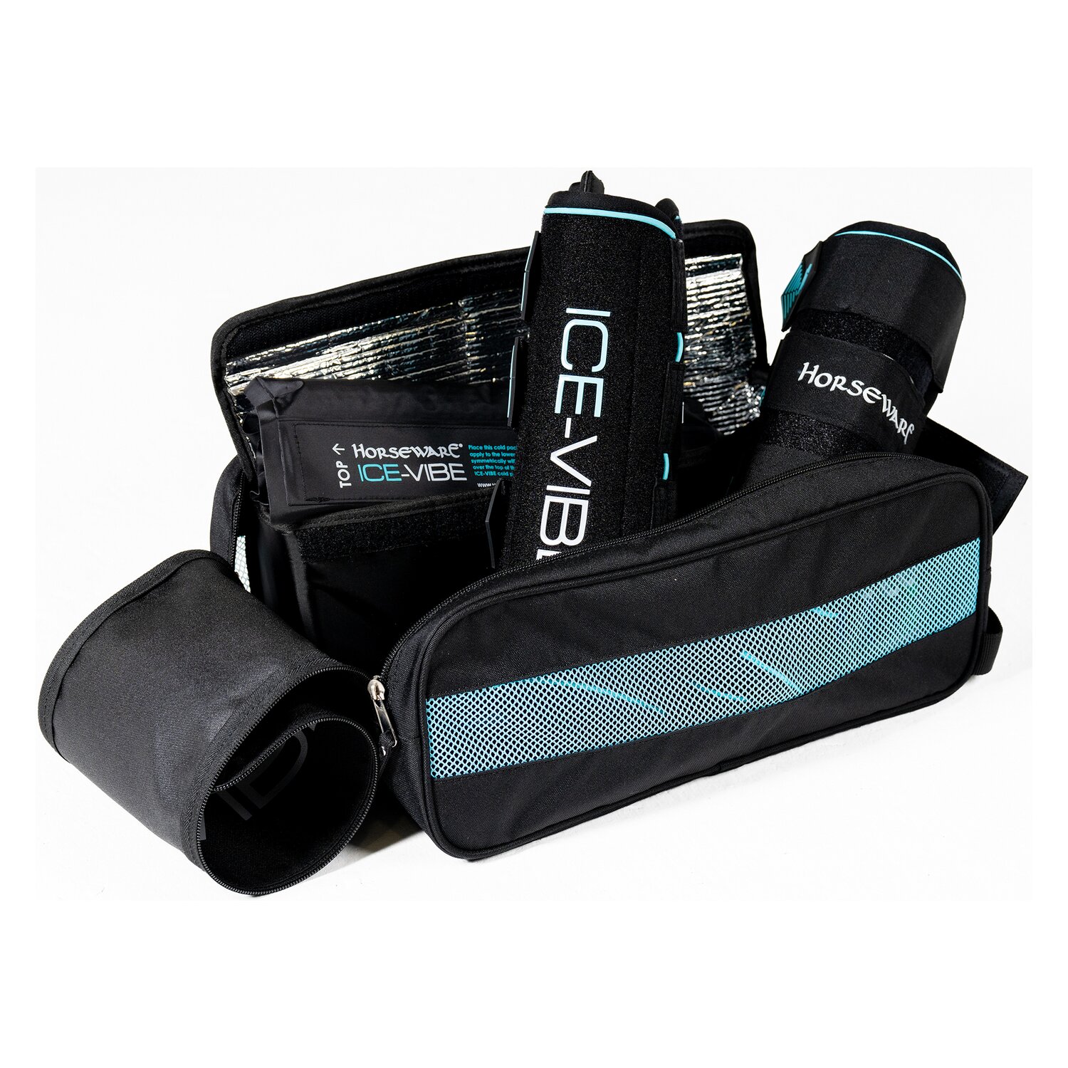 HORSEWARE Gamaschen Ice-Vibe-Boots, für Vorder- und Hinterbeine – Ansicht 5