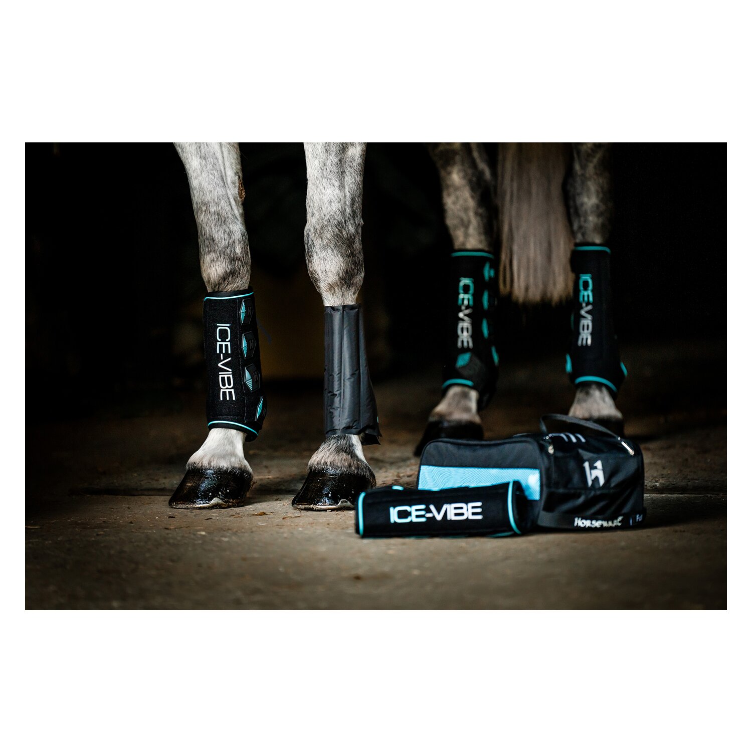 HORSEWARE Gamaschen Ice-Vibe-Boots, für Vorder- und Hinterbeine – Ansicht 9