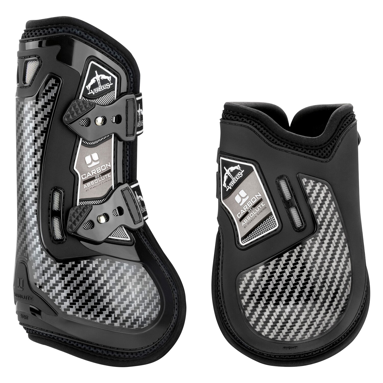 VEREDUS Gamaschen Carbon Gel Absolute, für die Vorderbeine – Ansicht 2