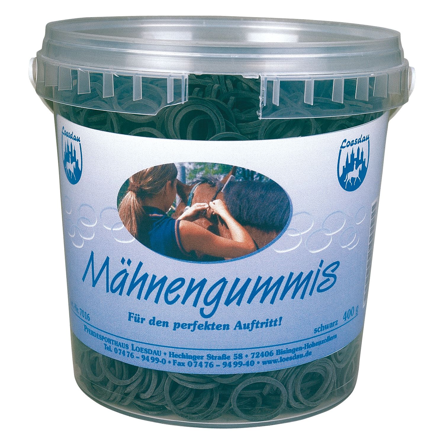 Loesdau Mähnengummis im Eimer – Ansicht 1