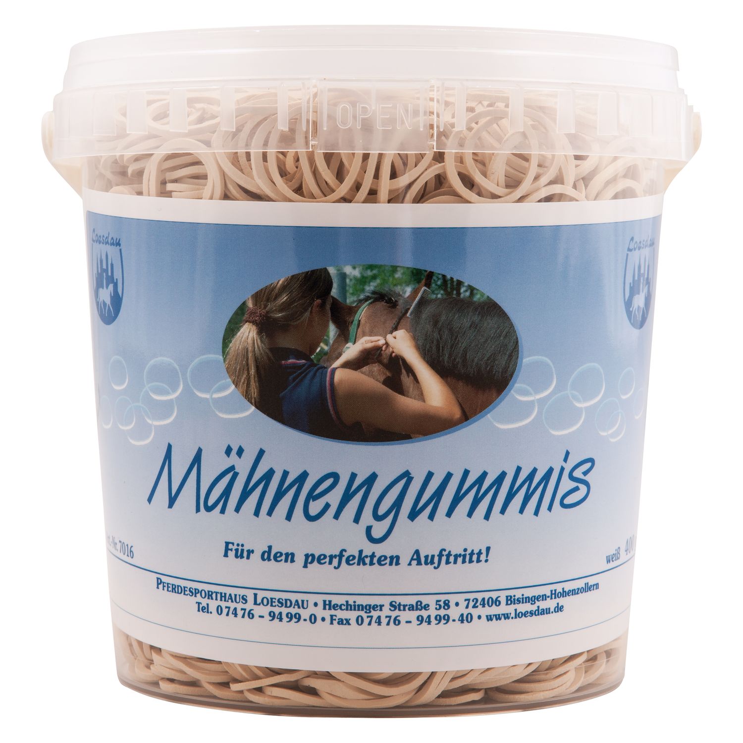 Loesdau Mähnengummis im Eimer – Ansicht 1