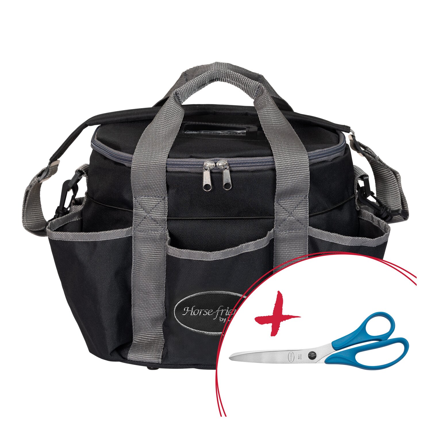 Horse-friends Set Beauty - Schweifschere und Putztasche – Ansicht 1