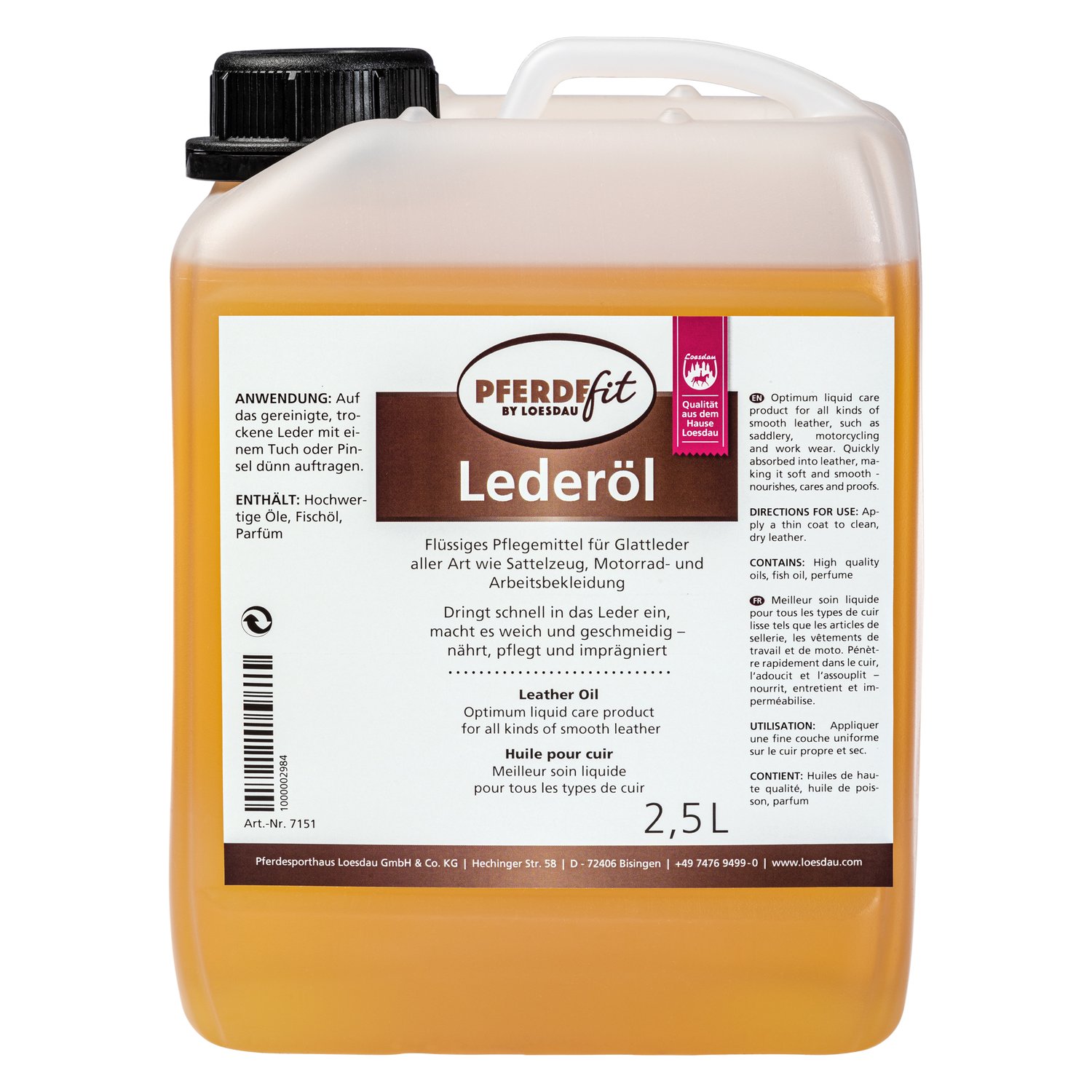 PFERDEfit by Loesdau Lederöl – Ansicht 1