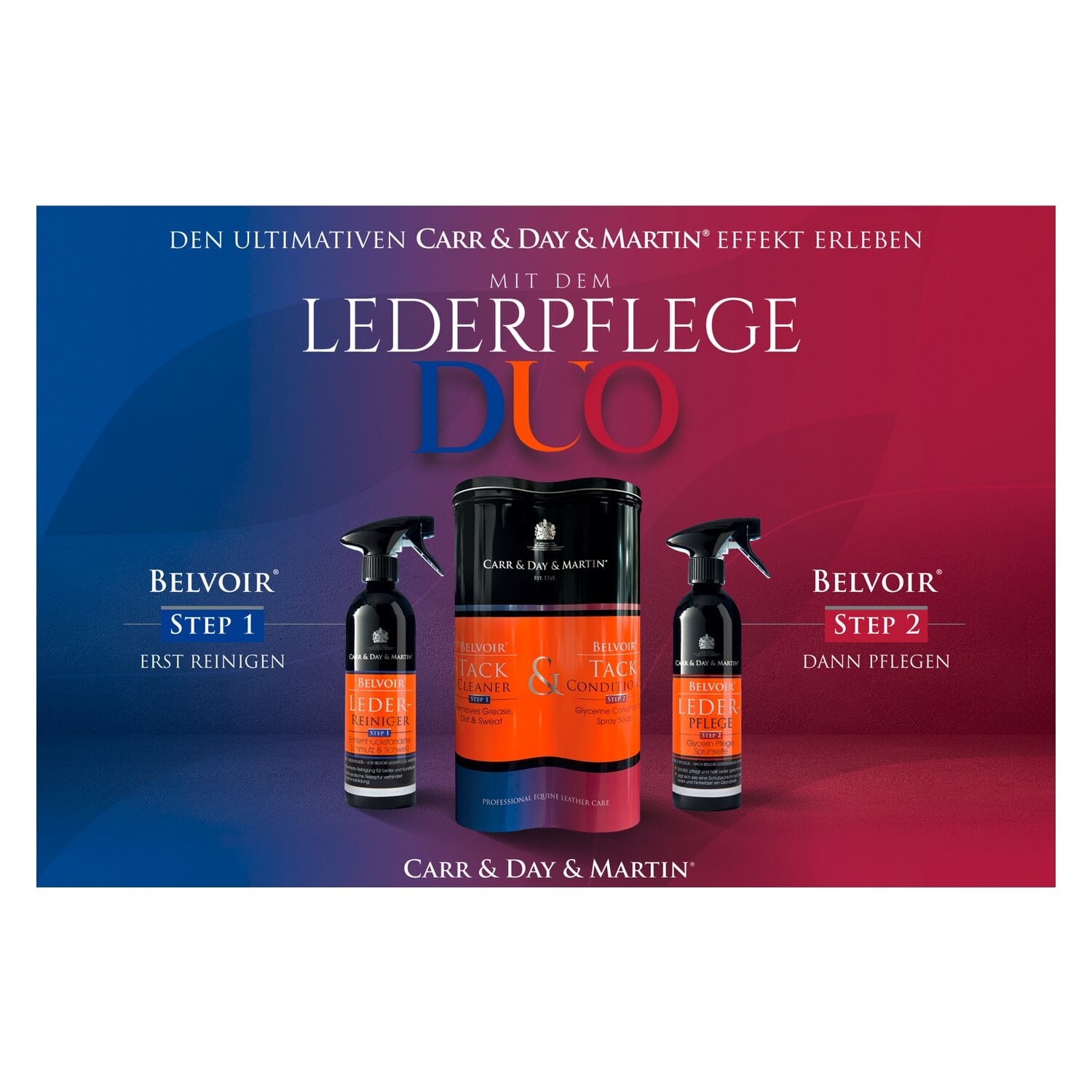 CARR & DAY & MARTIN Belvoir Lederpflege Duo Box &ndash; Ansicht 2
