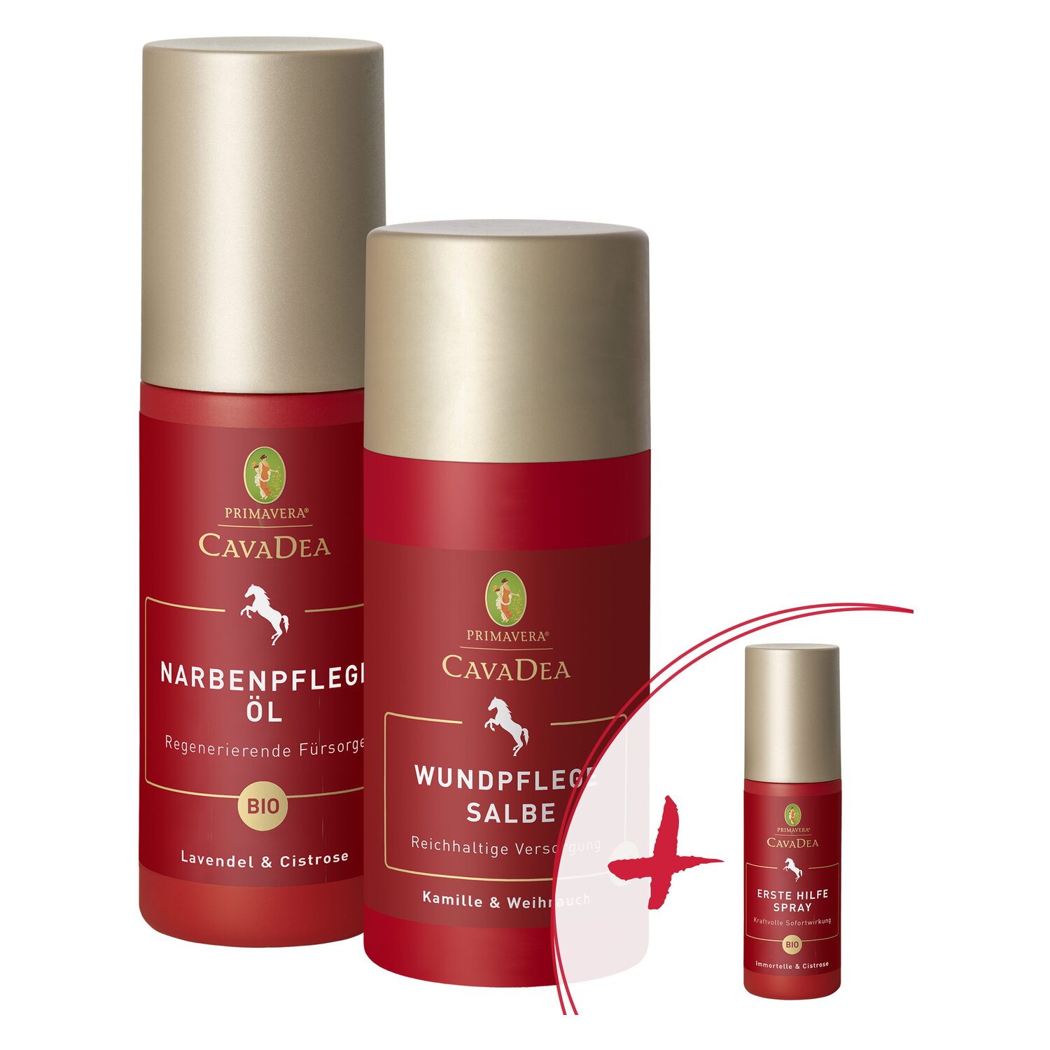 CavaDea Stallapotheke 2+1 - Erste Hilfe Spray gratis im Set – Ansicht 1