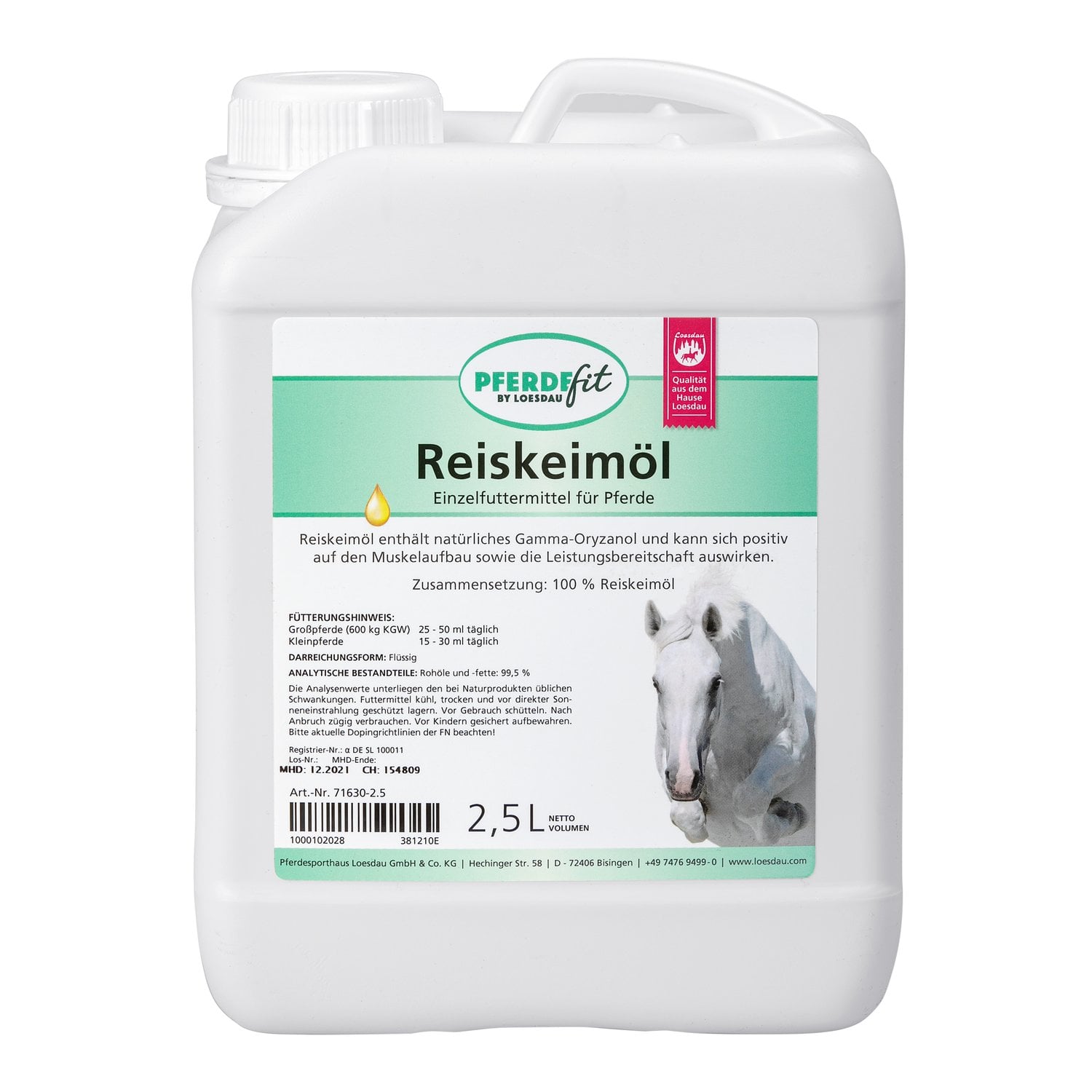 PFERDEfit by Loesdau Reiskeimöl – Ansicht 1