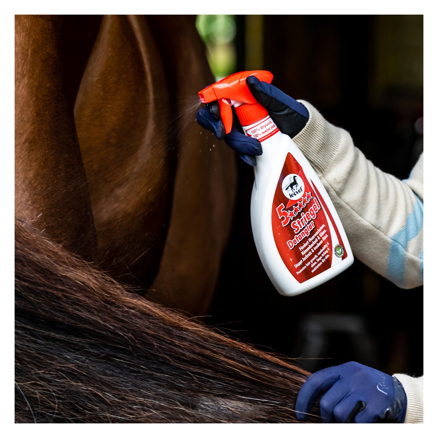 leovet 5-Sterne Striegel Mähnenspray – Ansicht 2
