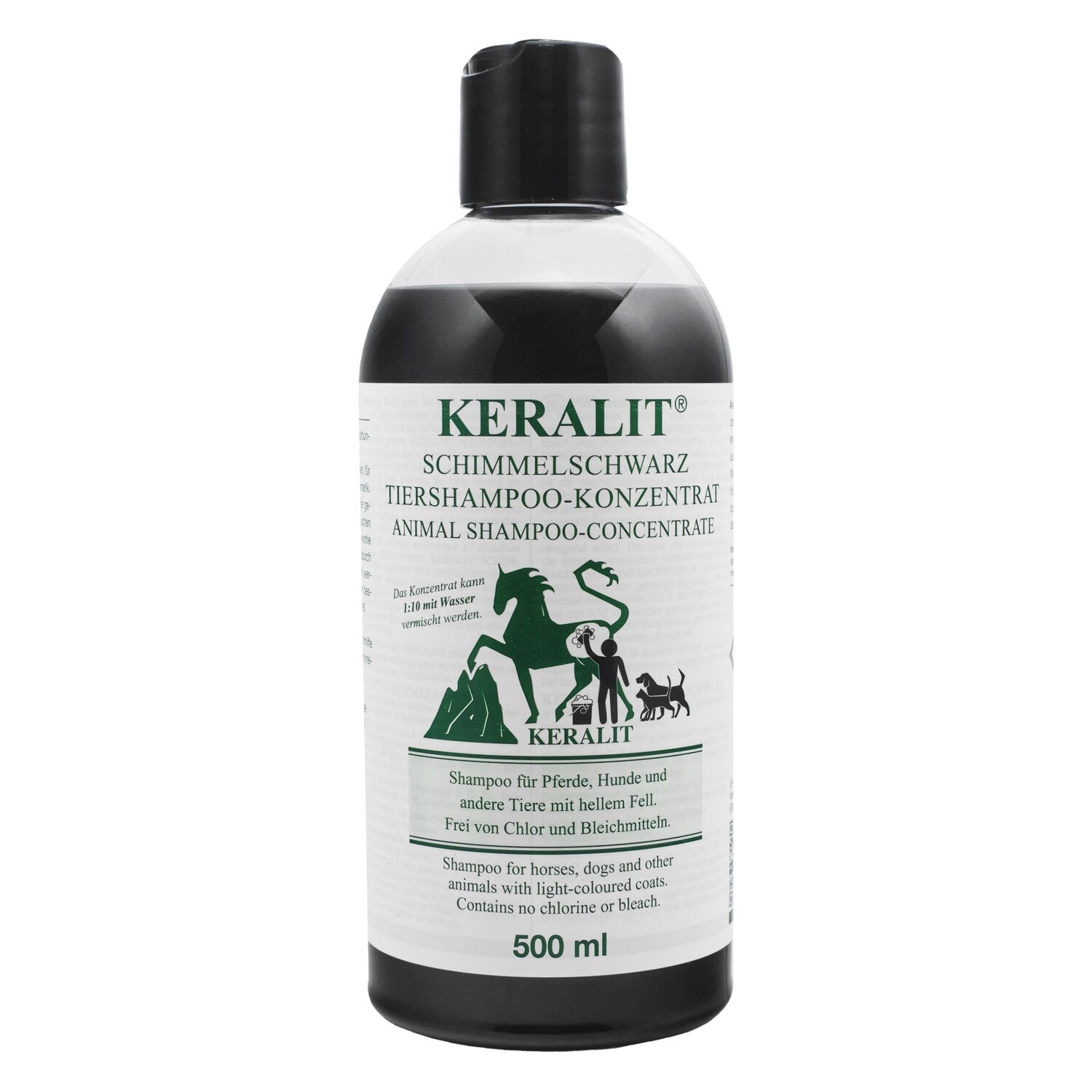 KERALIT Schimmelschwarz Tiershampoo – Ansicht 1