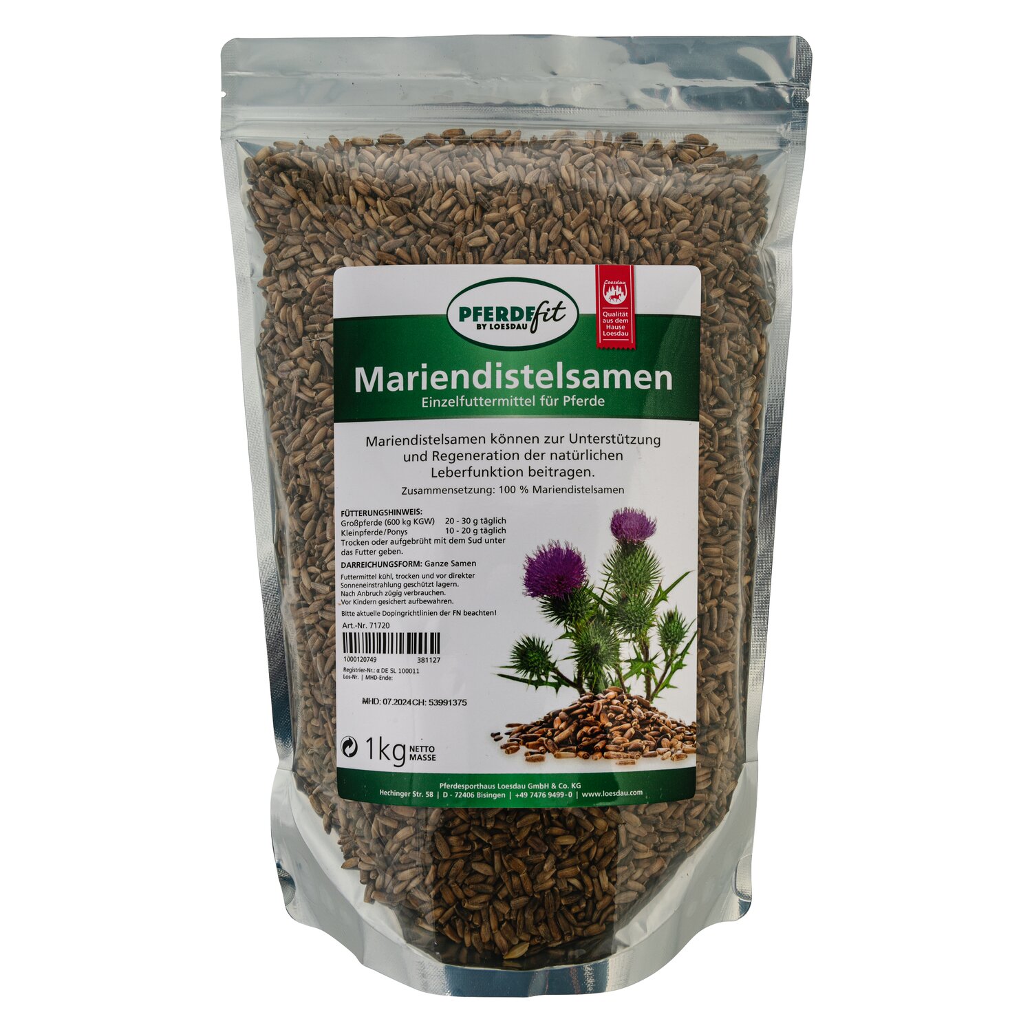 PFERDEfit by Loesdau Mariendistelsamen – Ansicht 1