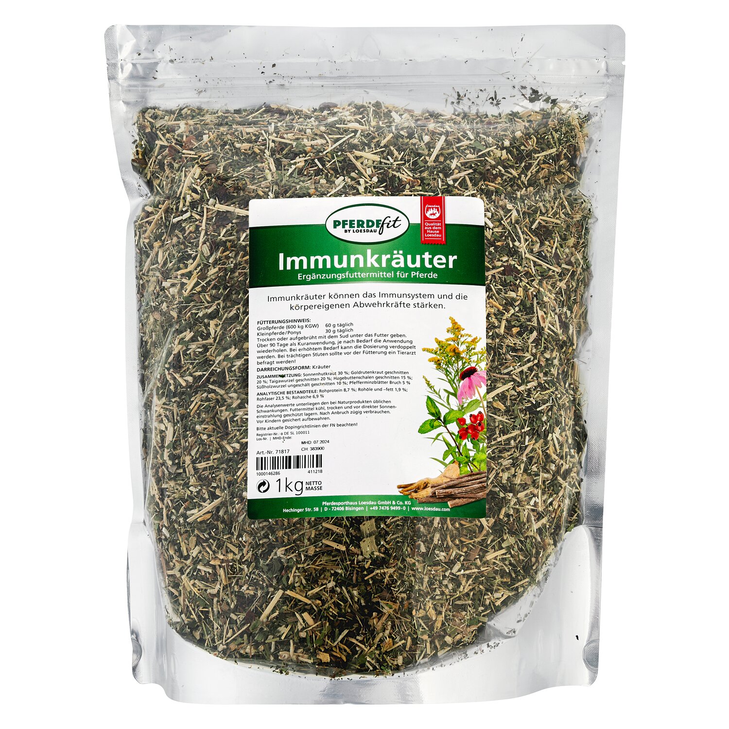 PFERDEfit by Loesdau Immunkräuter – Ansicht 1