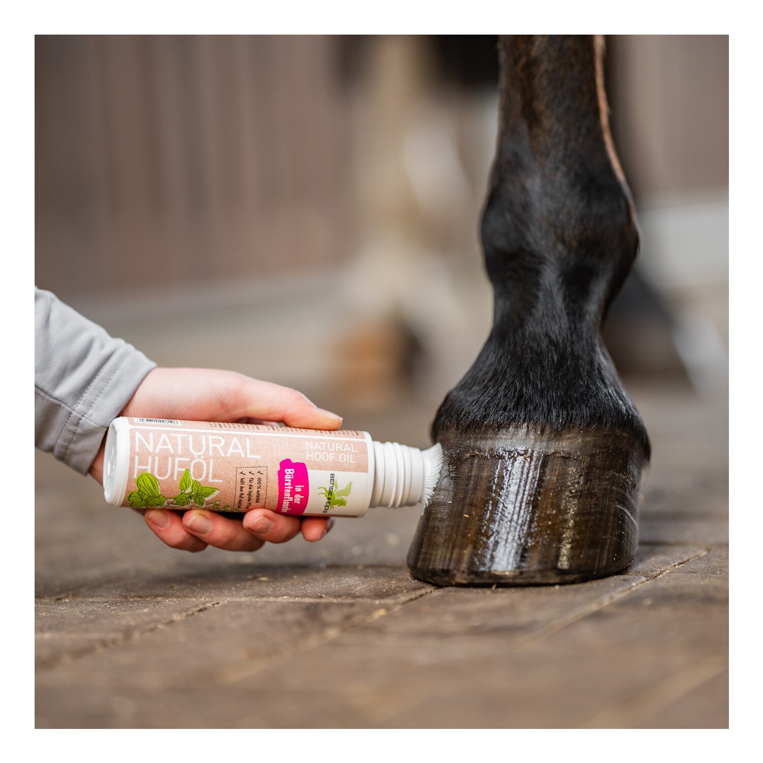 BENSE & EICKE Natural Huföl mit Pinsel – Ansicht 6