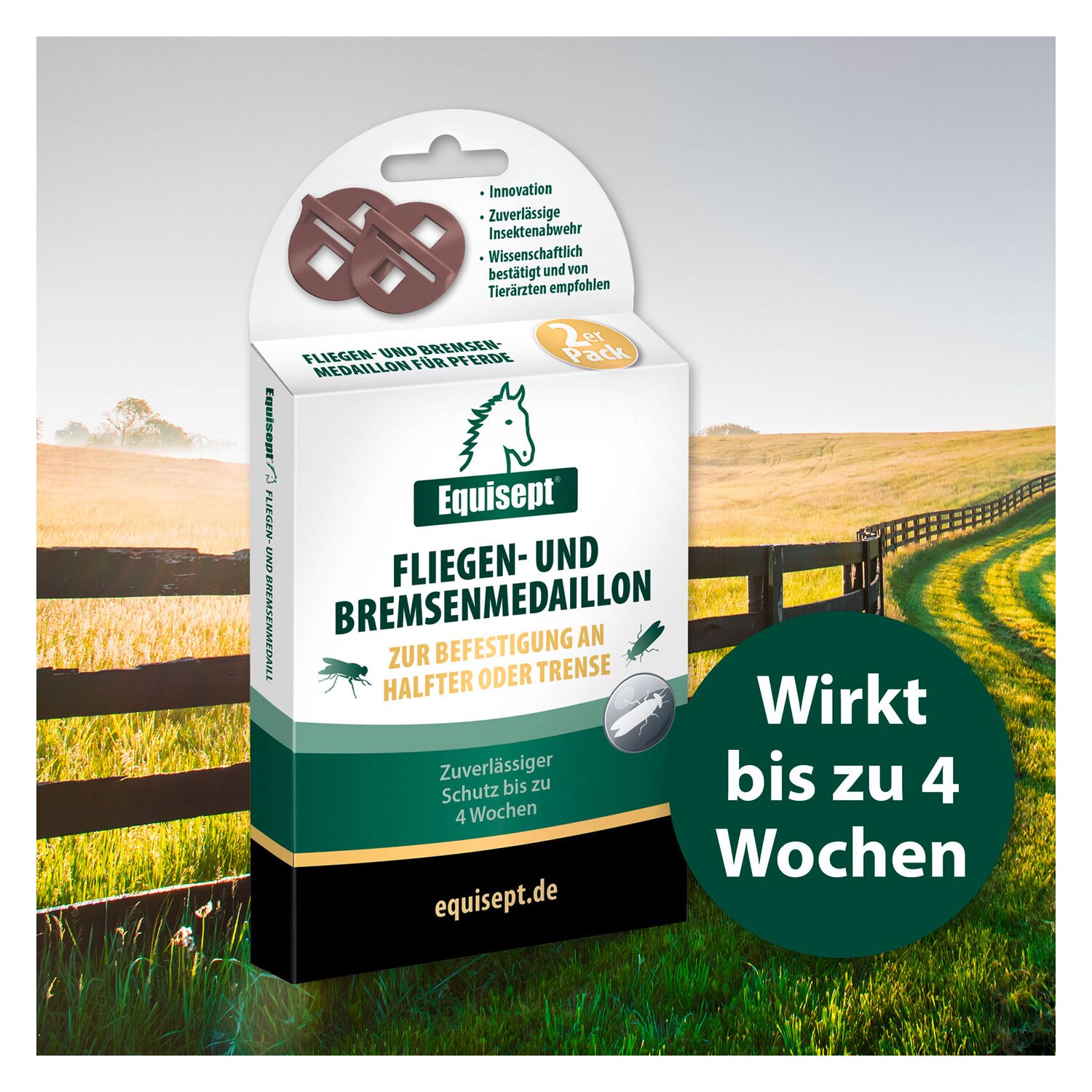 Equisept Fliegen- und Bremsenmedaillon für Pferde – Ansicht 3