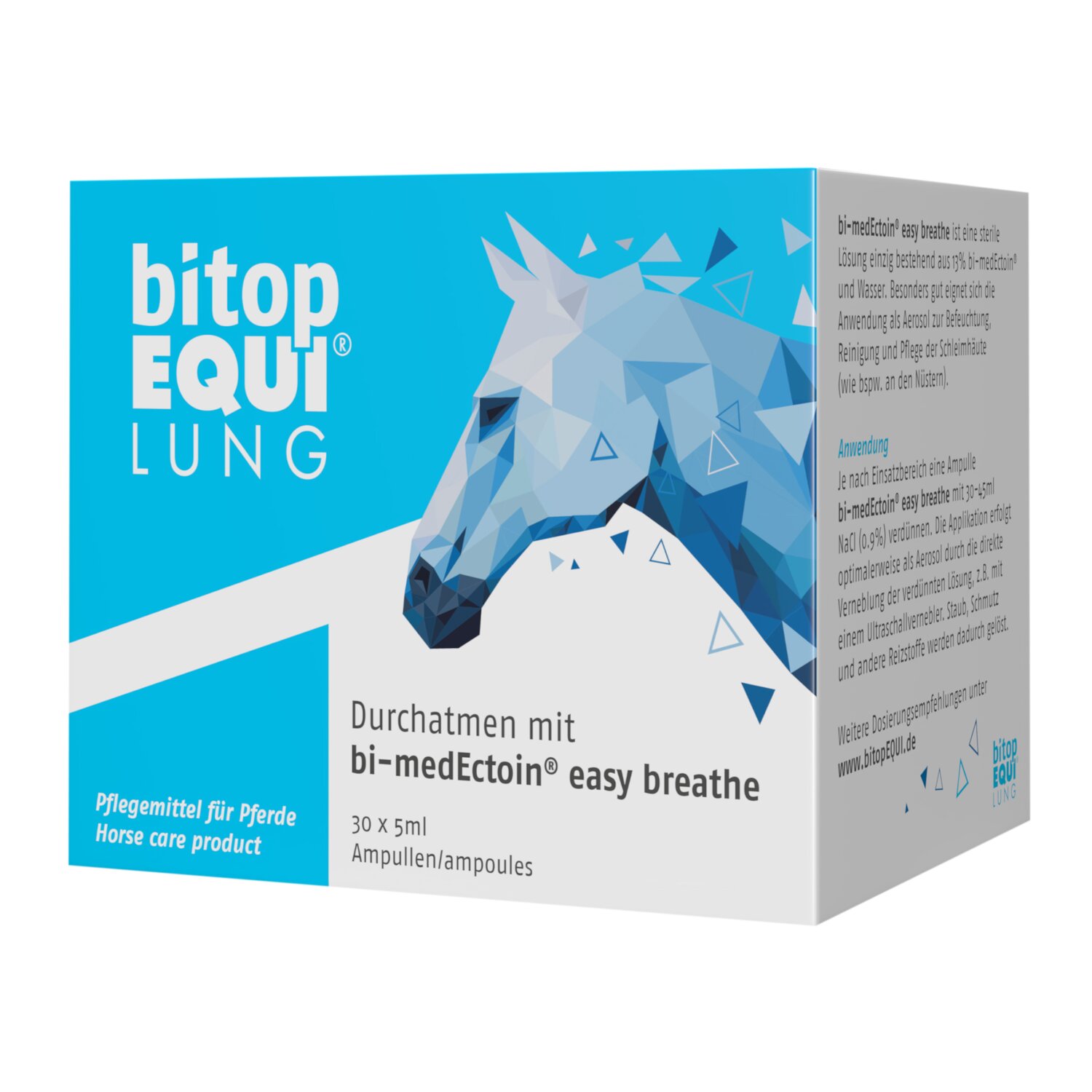 bitopEQUI Bi-medEctoin easy breathe Ampullen – Ansicht 1
