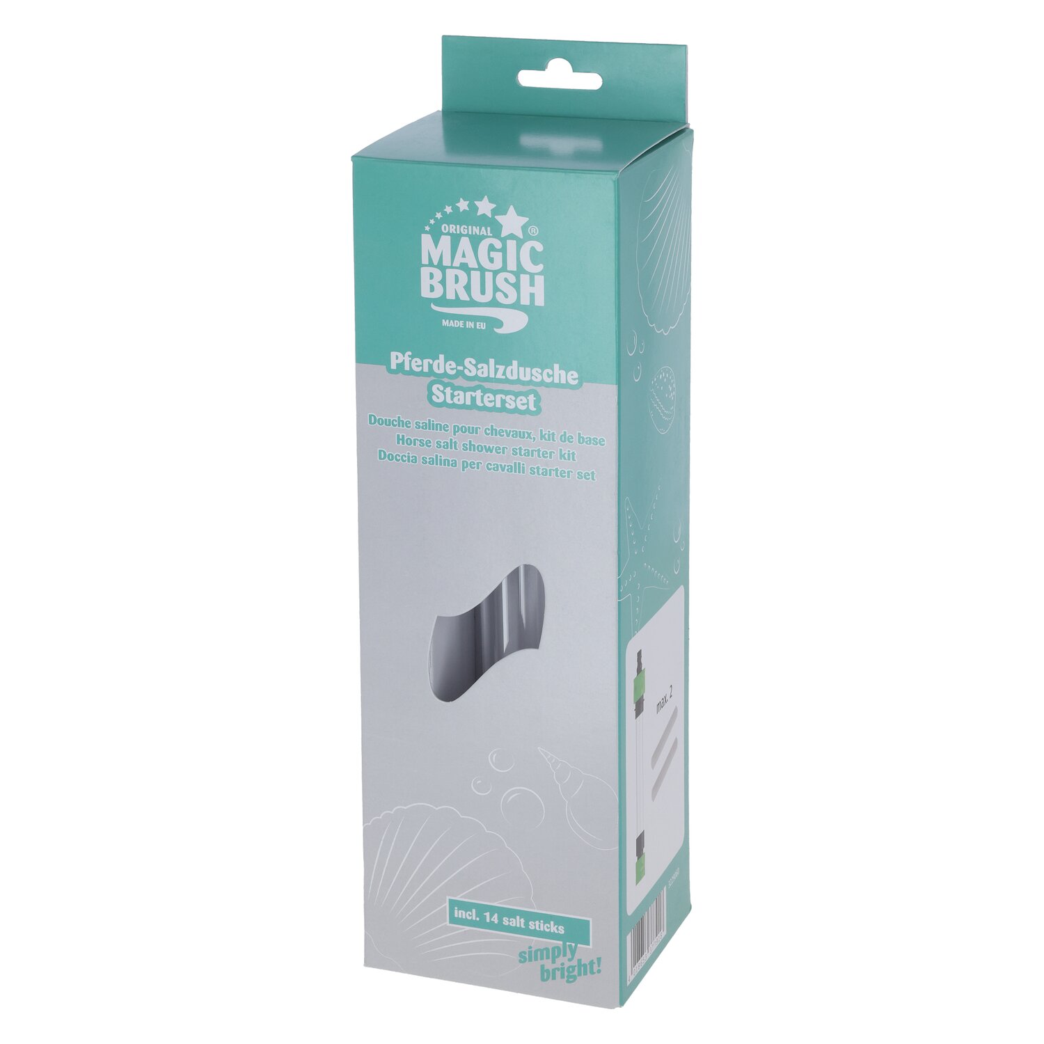 KERBL MagicBrush Pferde-Salzdusche Starterset inkl. 14 Salzsticks – Ansicht 2
