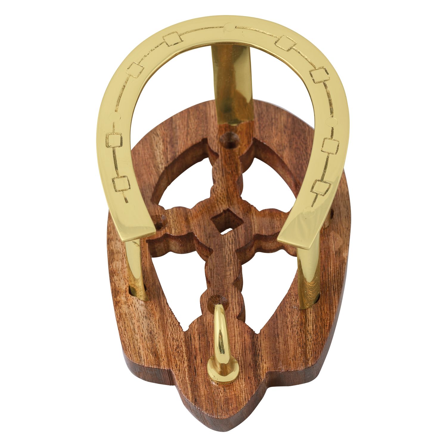 Loesdau Trensenhalter Hufeisen – Ansicht 1