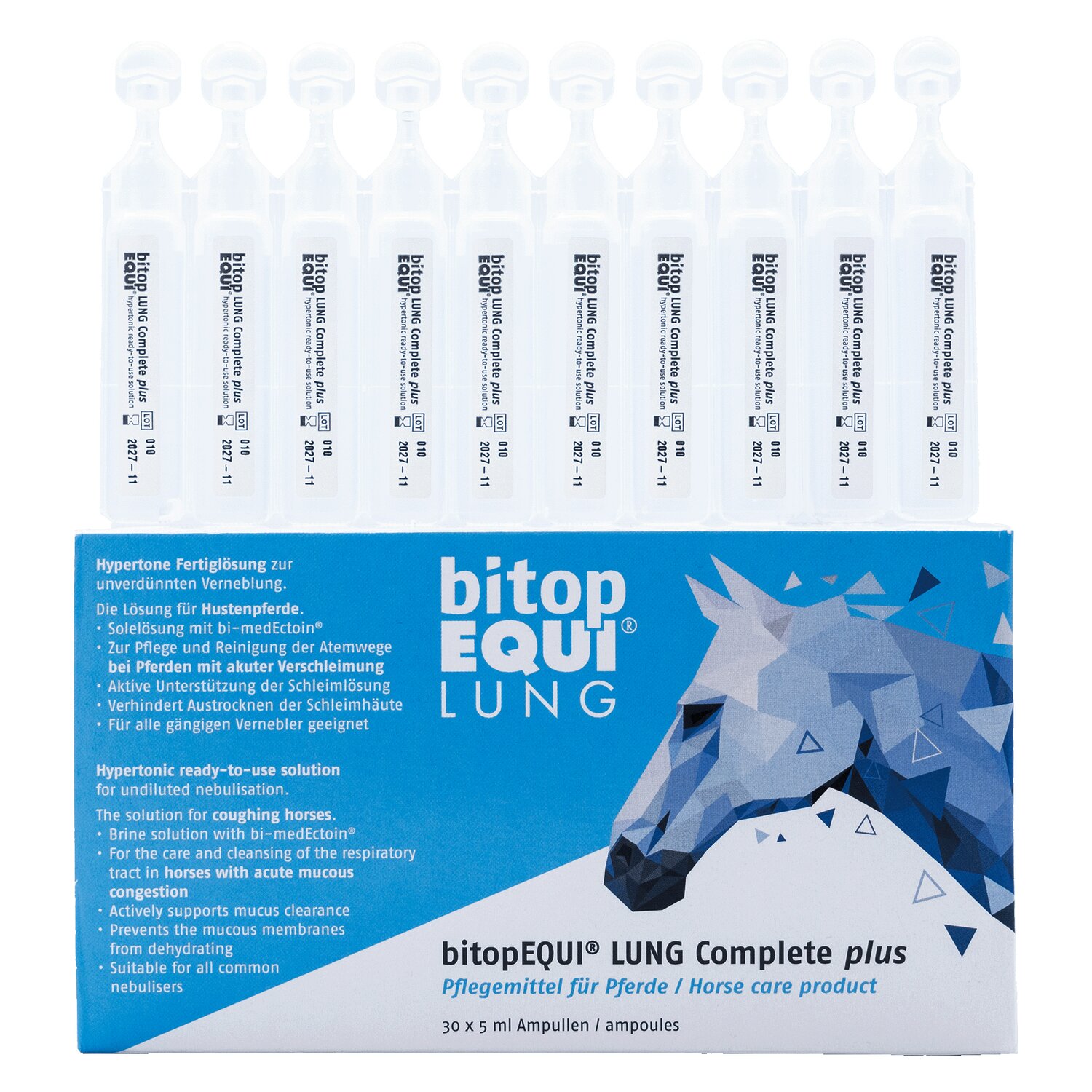 bitopEQUI Lung Complete plus 30 x 5 ml – Ansicht 1
