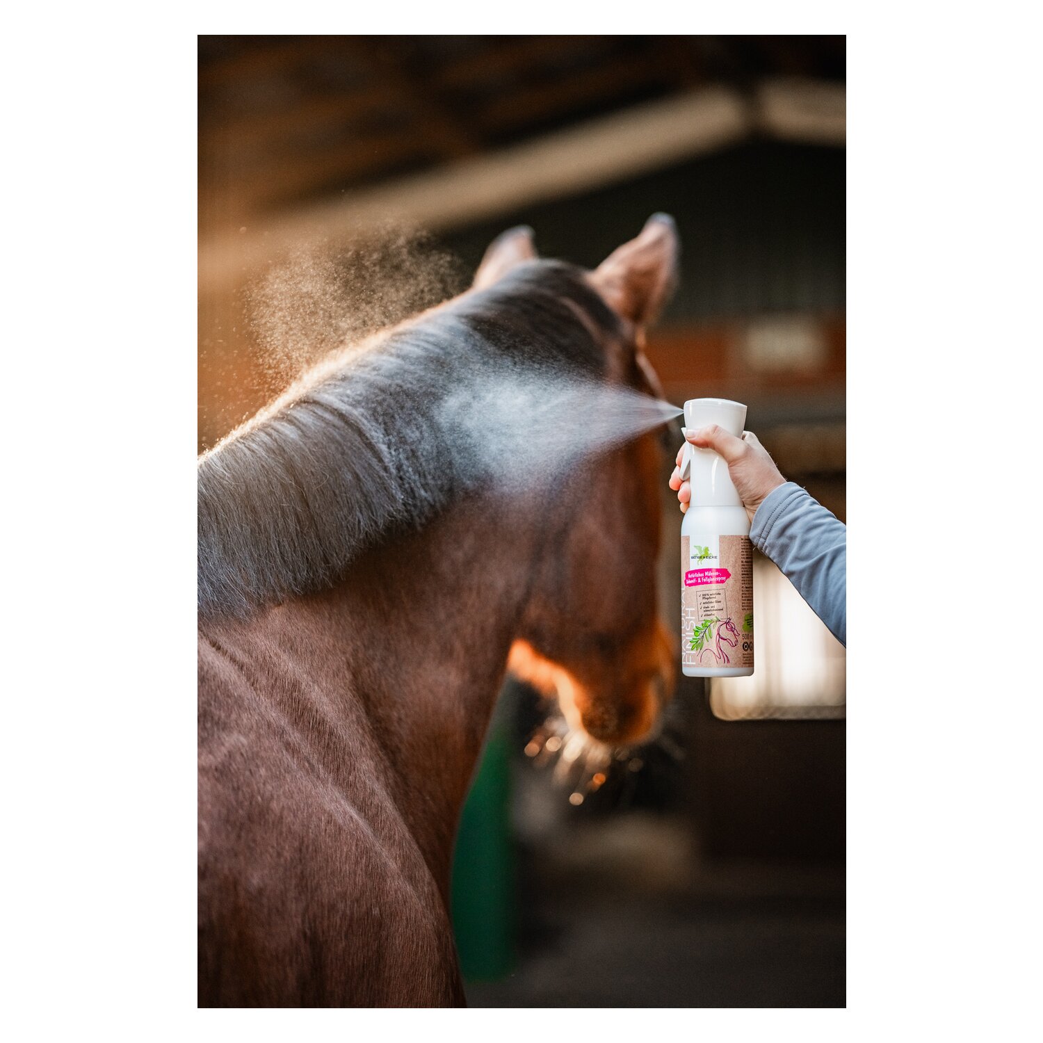 BENSE & EICKE Mähnen-, Schweif- & Fellglanzspray Natural Finish – Ansicht 3