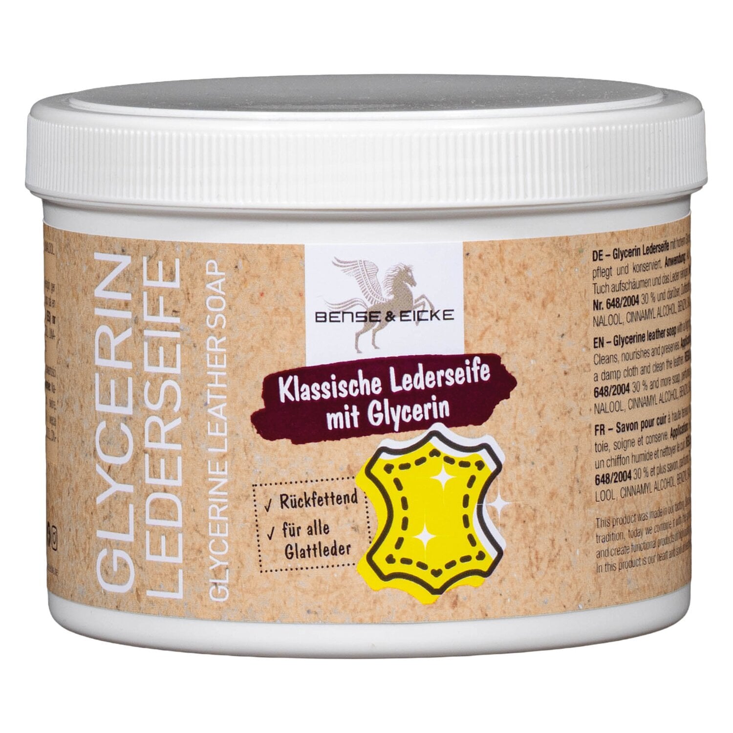 BENSE & EICKE Glycerin Lederseife &ndash; Ansicht 1