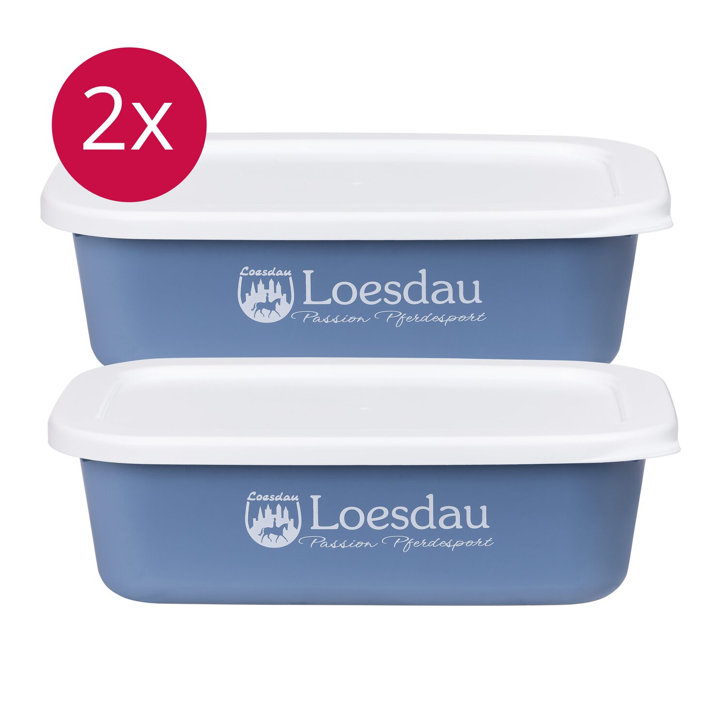 Loesdau Loesdau-Set - Futterbox eckig mit Deckel – Ansicht 2