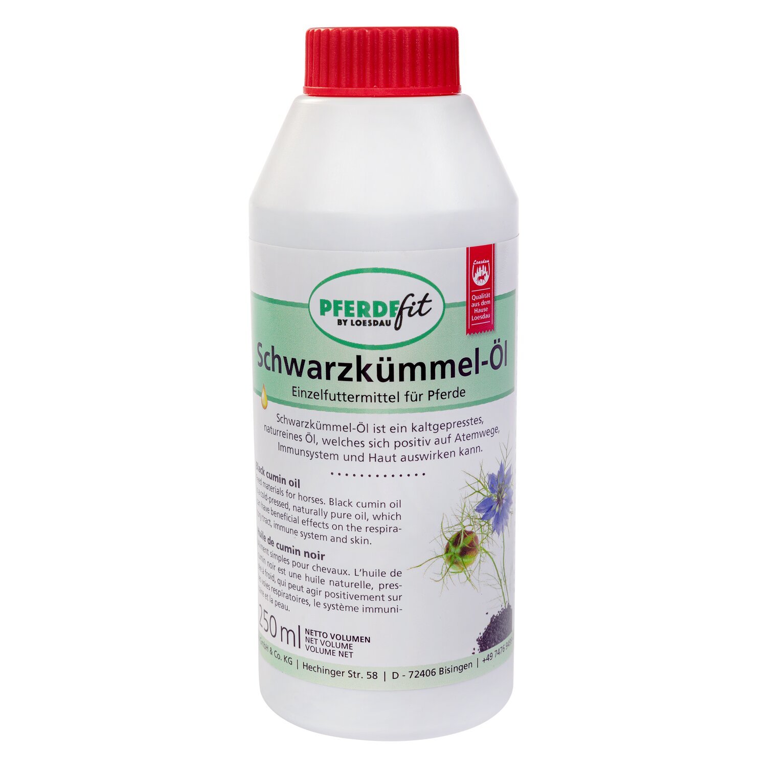 PFERDEfit by Loesdau Schwarzkümmelöl – Ansicht 1