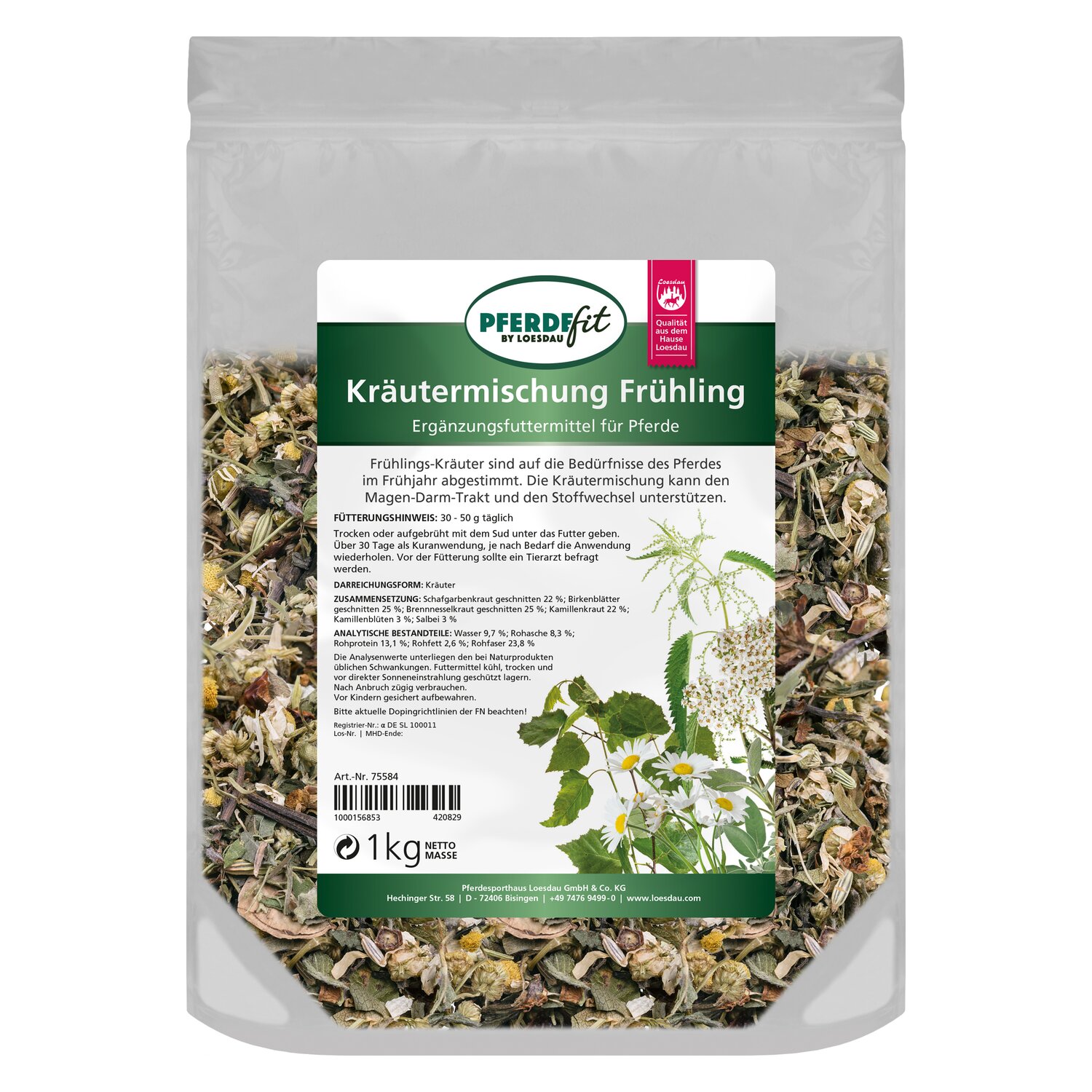 PFERDEfit by Loesdau Kräutermischung Frühling &ndash; Ansicht 1