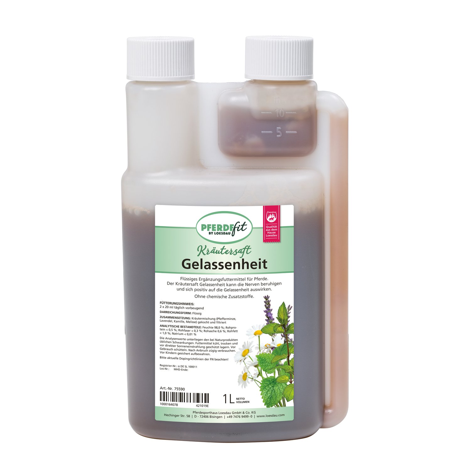 PFERDEfit by Loesdau Kräutersaft Gelassenheit – Ansicht 1