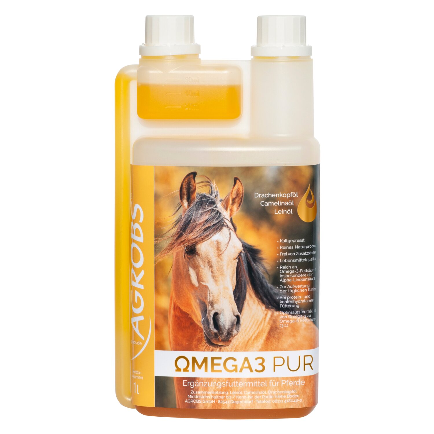AGROBS Omega3 PUR Ölmischung – Ansicht 1
