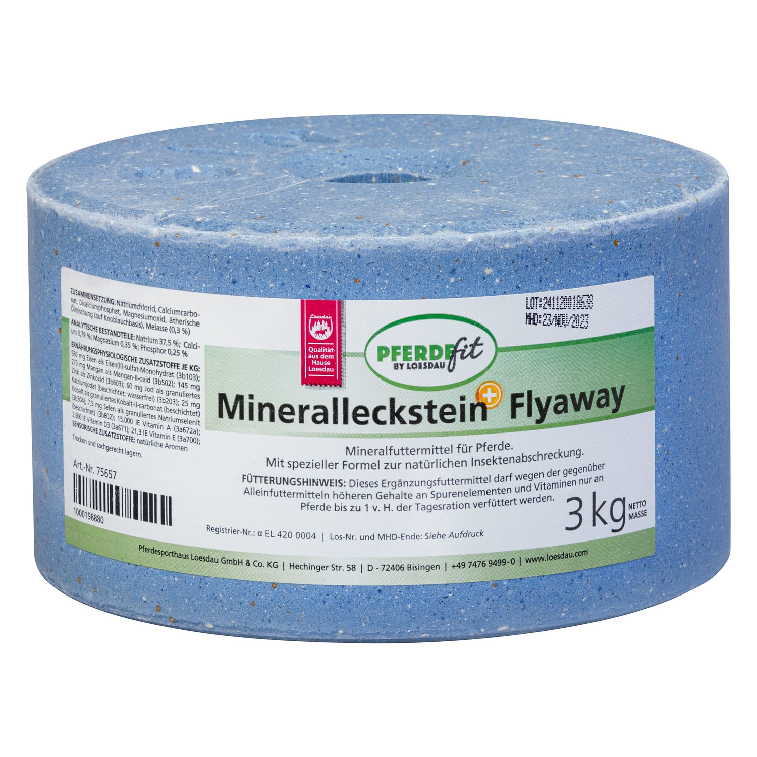 PFERDEfit by Loesdau Mineralleckstein Plus Flyaway – Ansicht 1