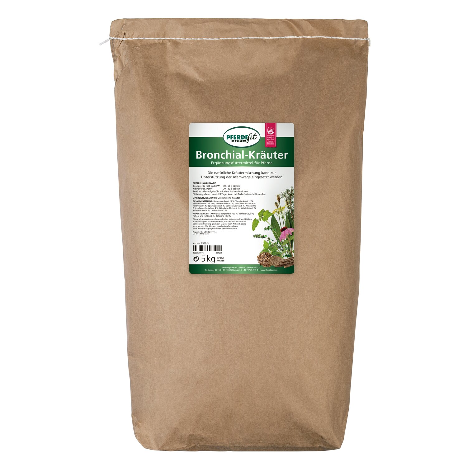 PFERDEfit by Loesdau Bronchial-Kräuter – Ansicht 1