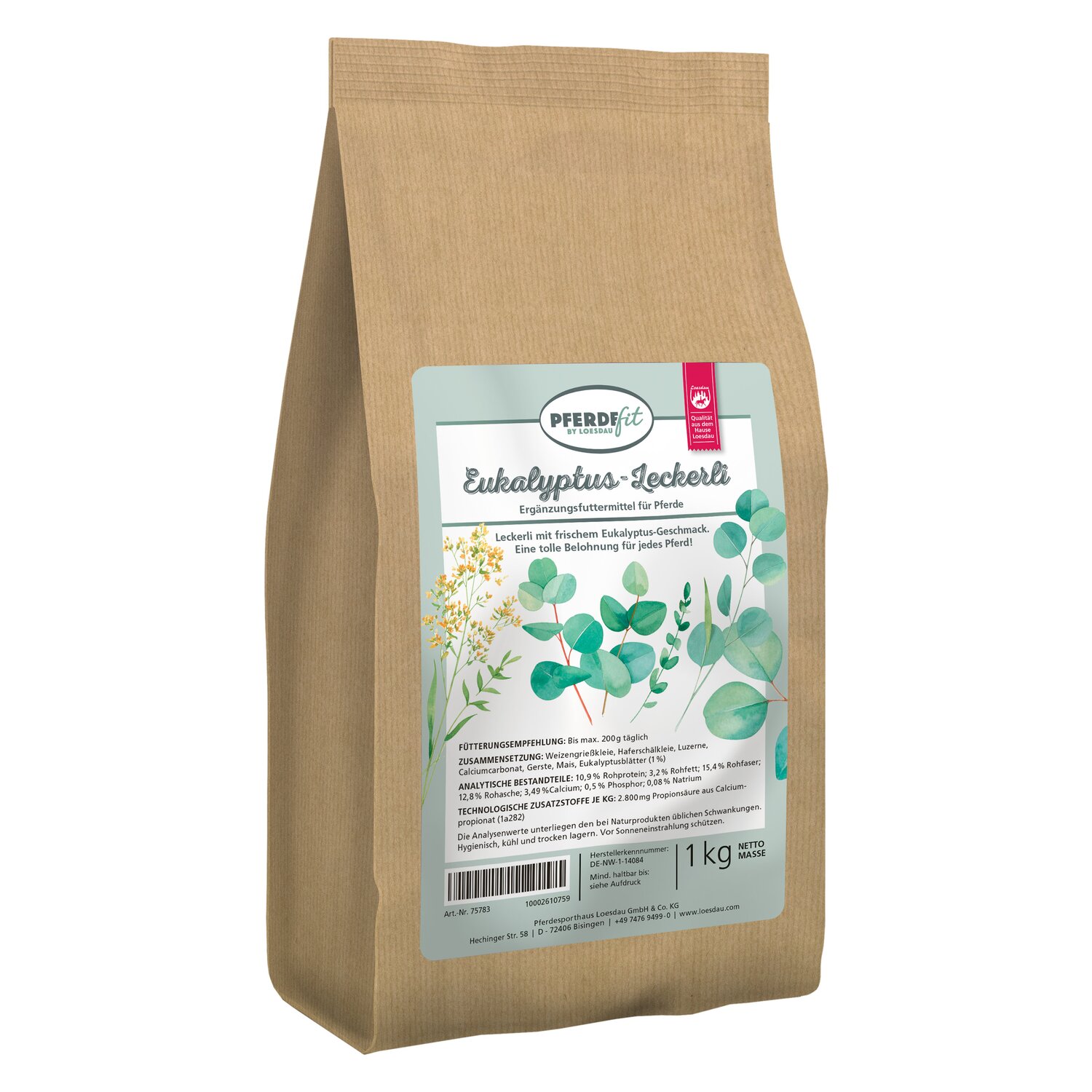 PFERDEfit by Loesdau Eukalyptus-Leckerli – Ansicht 1