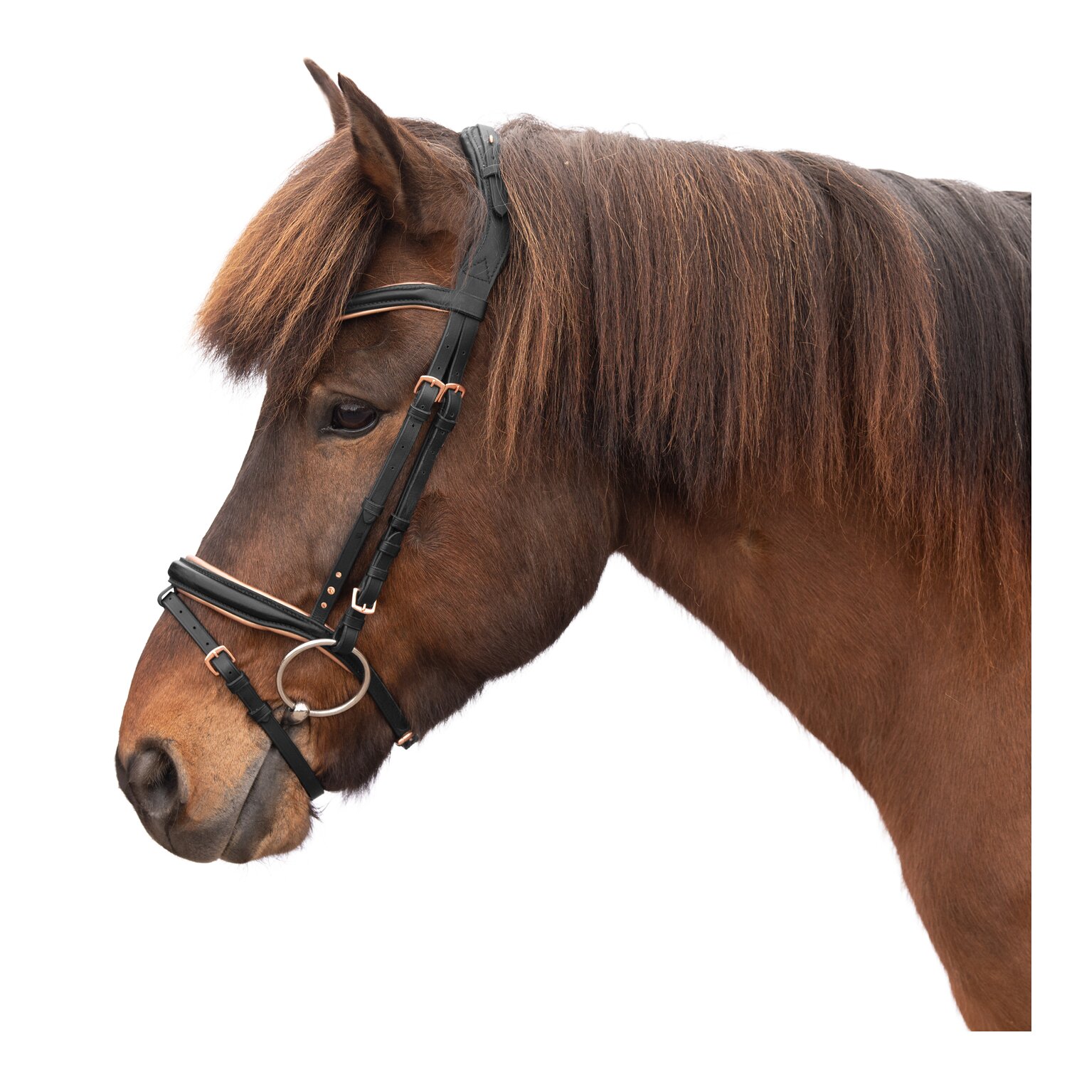 WALDHAUSEN Island-Trensenzaum Rosé &ndash; Ansicht 1