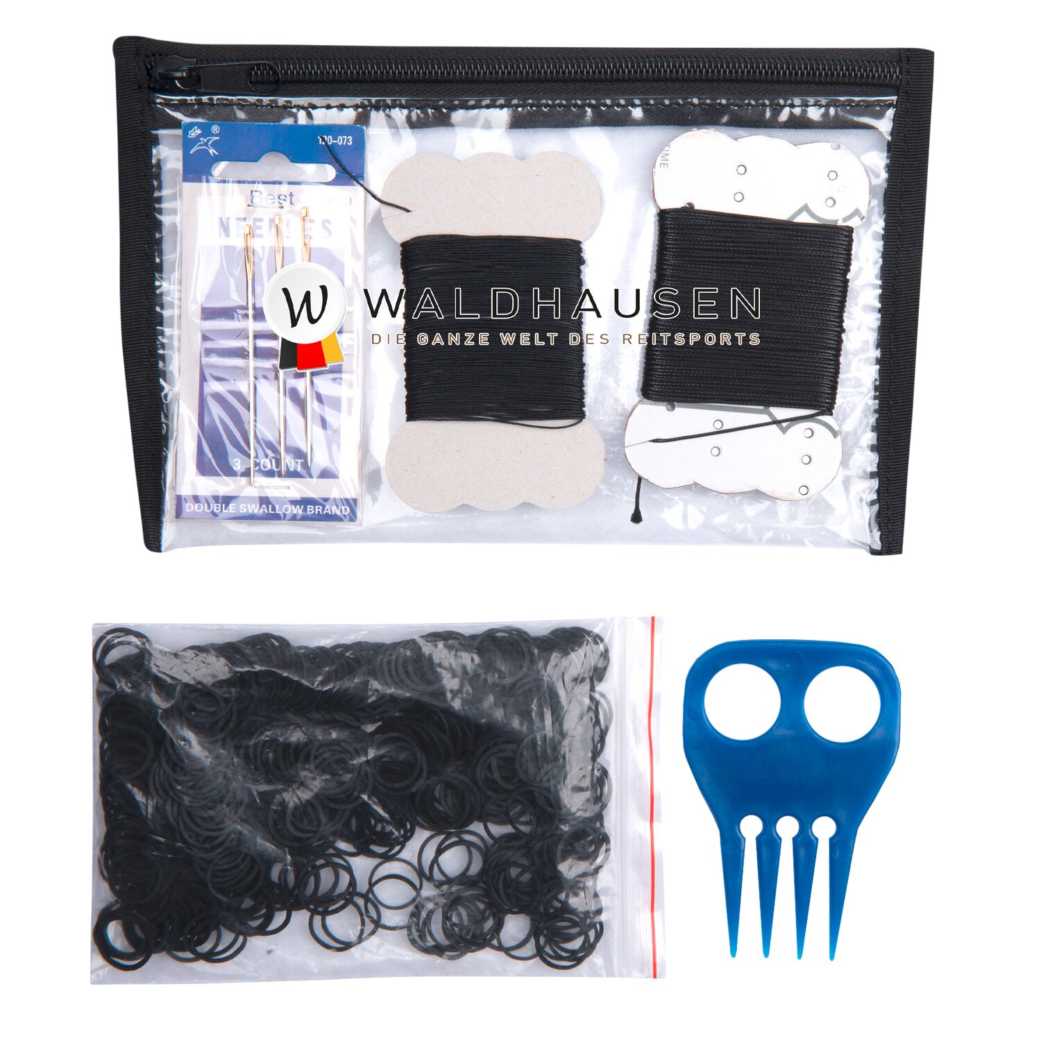 WALDHAUSEN Mähnen Einflecht Set – Ansicht 1