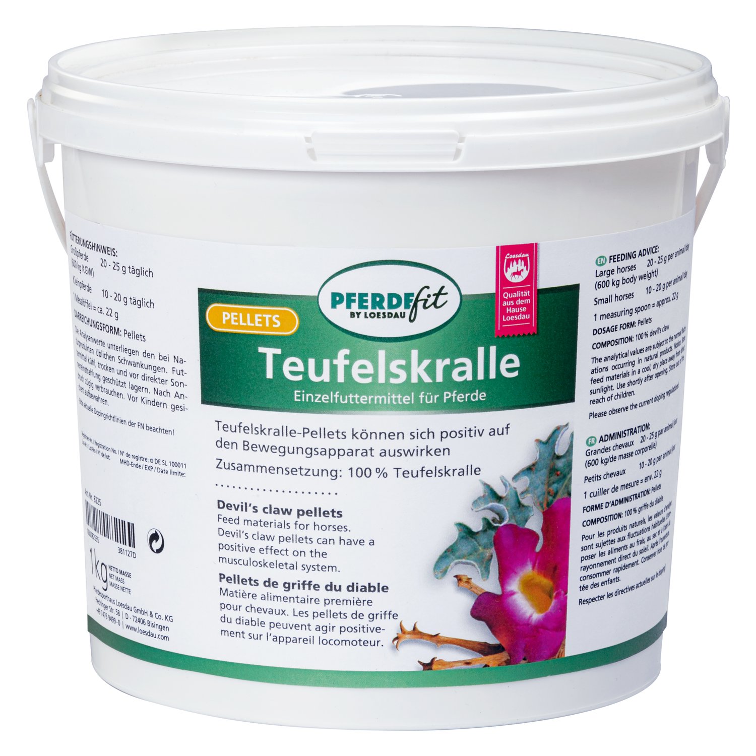 PFERDEfit by Loesdau Teufelskralle Pellets – Ansicht 1