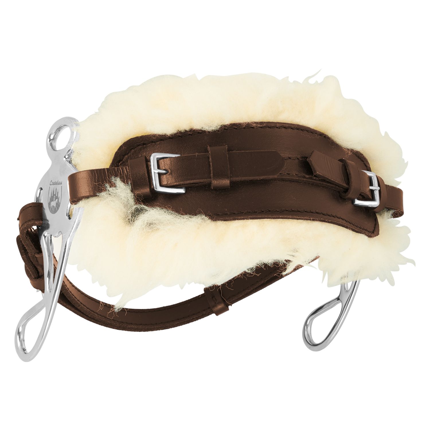 Horse-friends Hackamore mit Lammfellpolster – Ansicht 1