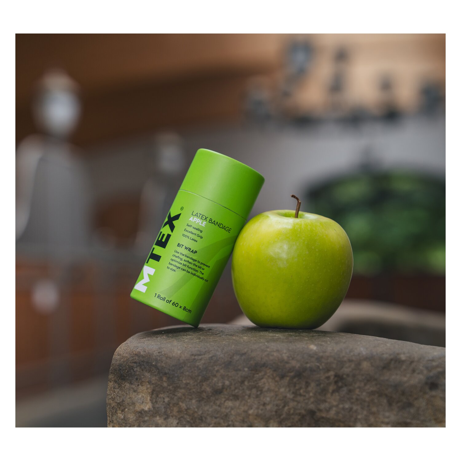 MTEX Latex Gebissbandage Apple – Ansicht 1