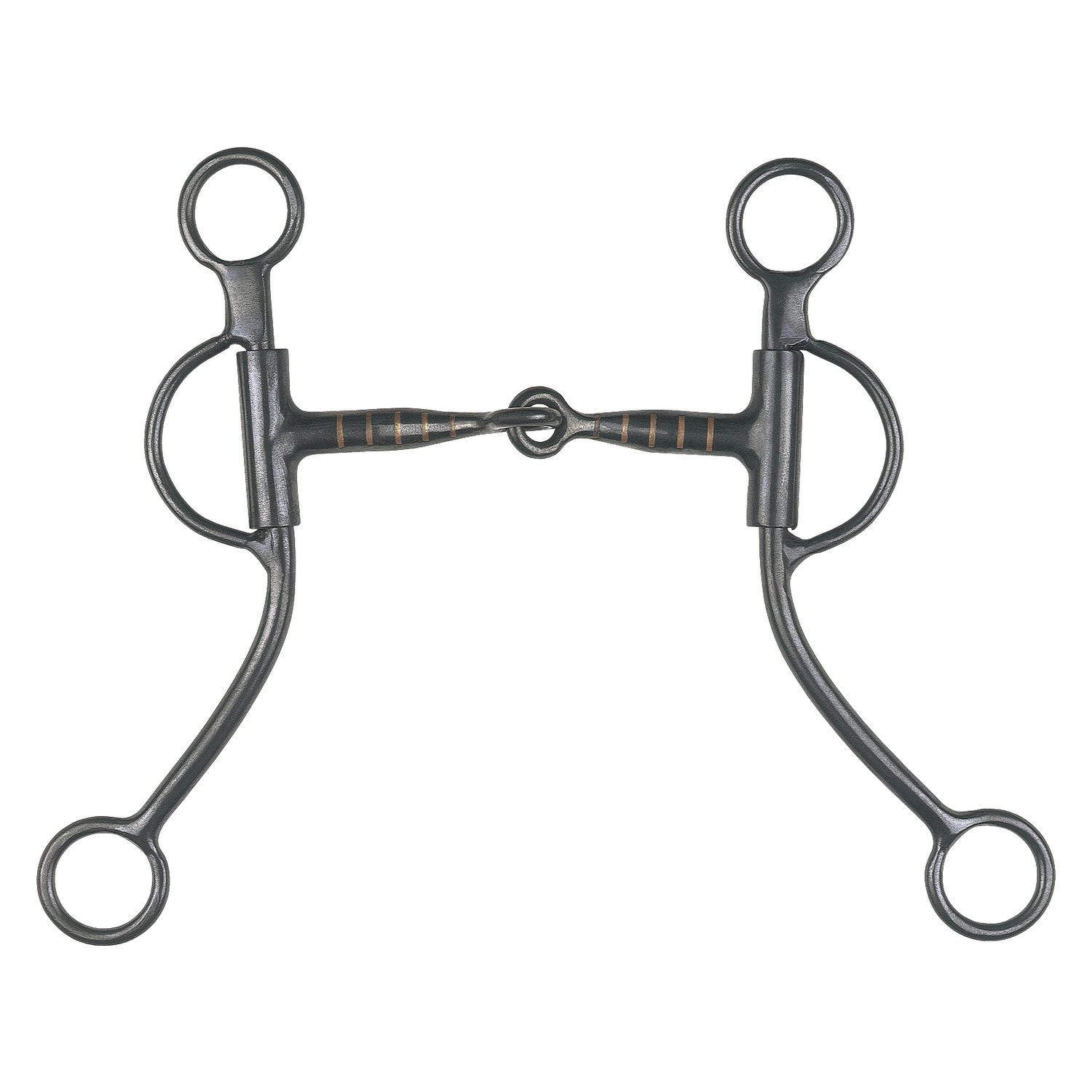 L-pro West Snaffle-Bit mit Shanks – Ansicht 1