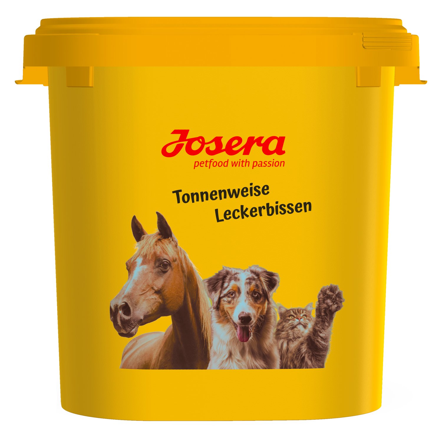 Josera Futtertonne mit Deckel – Ansicht 1