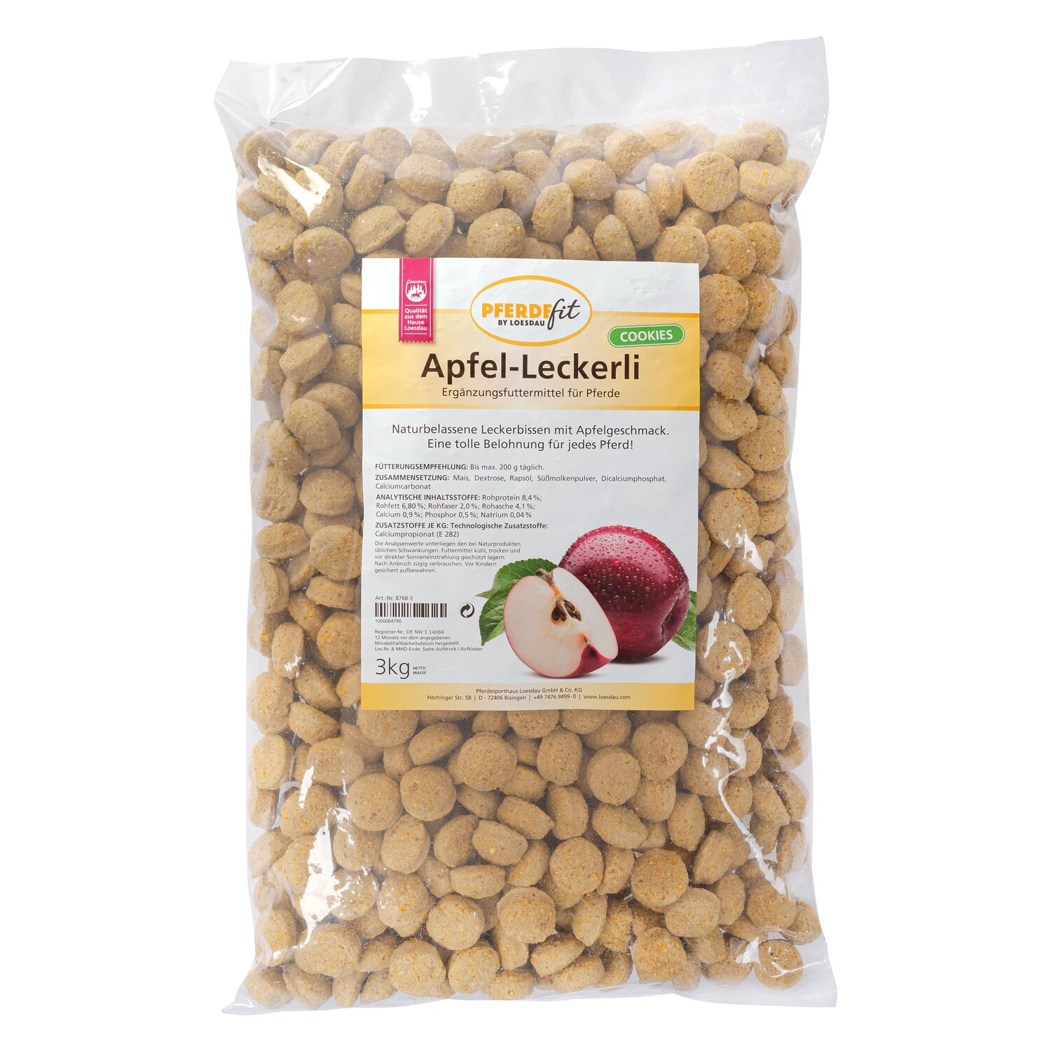 PFERDEfit by Loesdau Apfel-Leckerli – Ansicht 1
