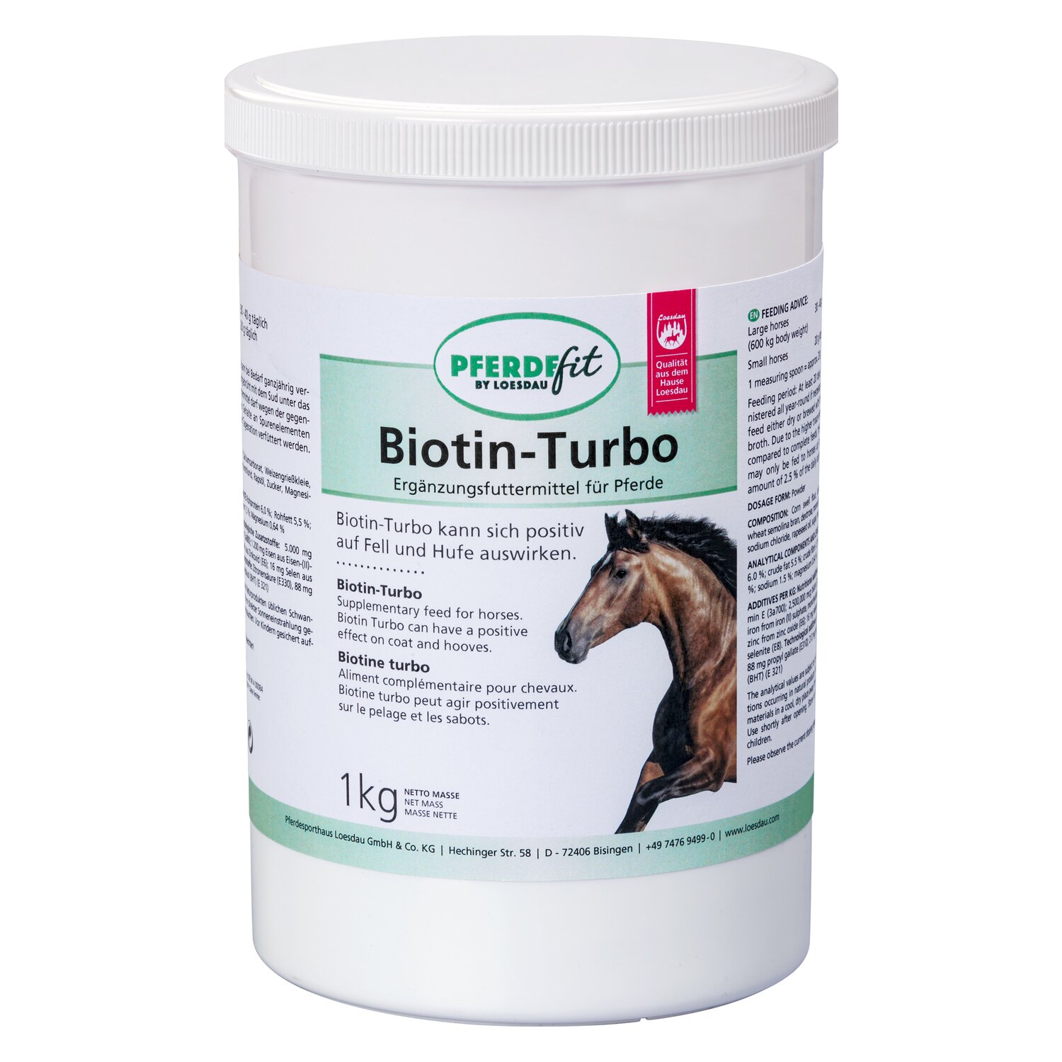 PFERDEfit by Loesdau Biotin-Turbo – Ansicht 1