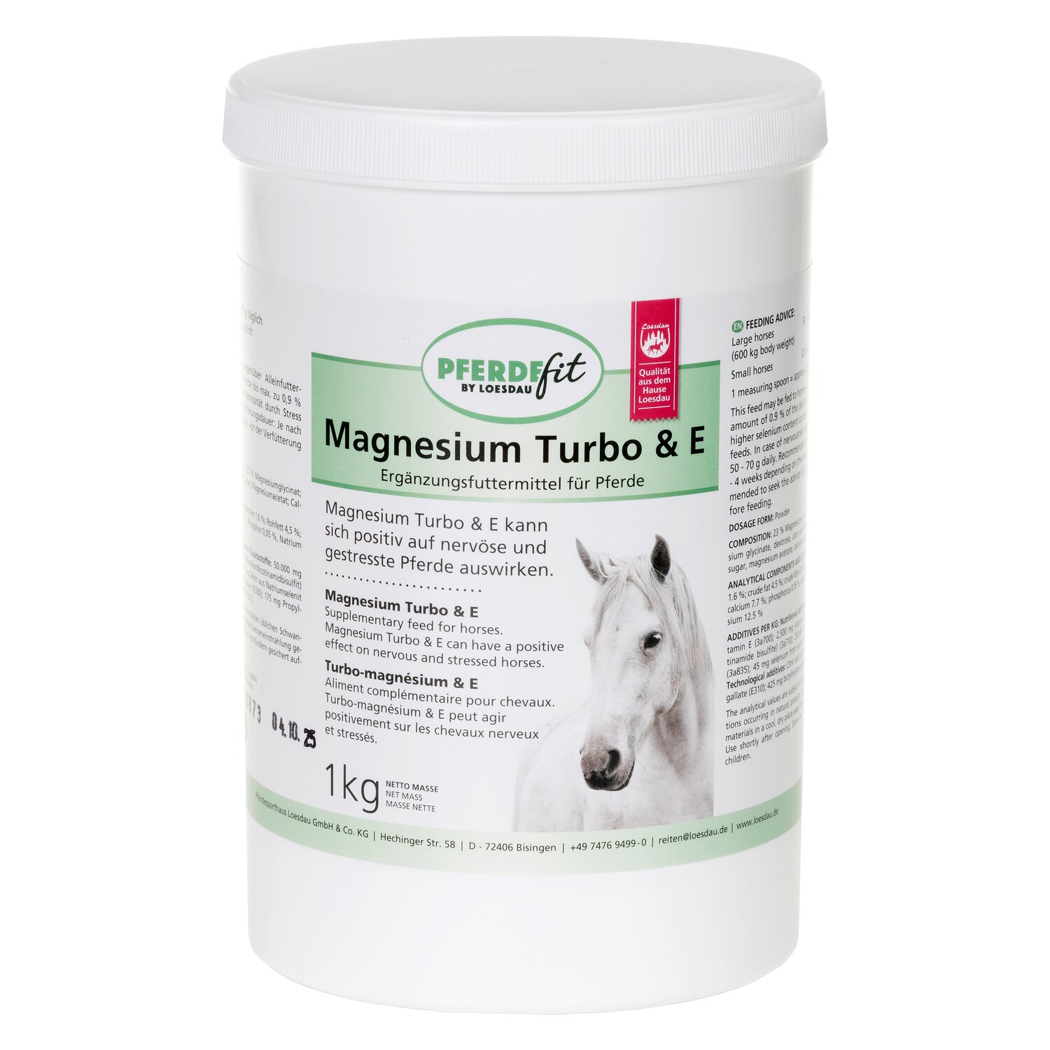 PFERDEfit by Loesdau Magnesium-Turbo & E – Ansicht 1