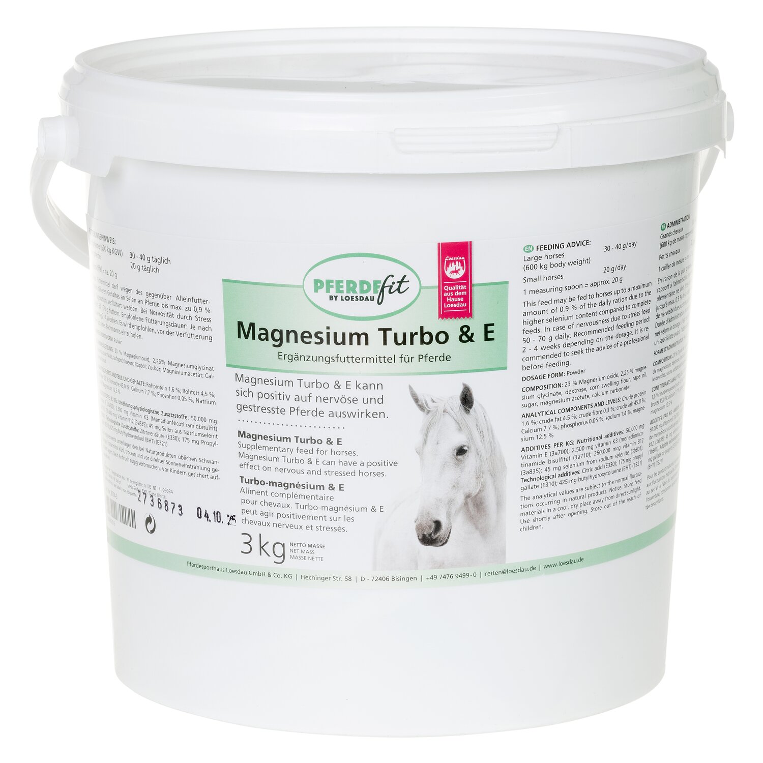 PFERDEfit by Loesdau Magnesium-Turbo & E – Ansicht 4