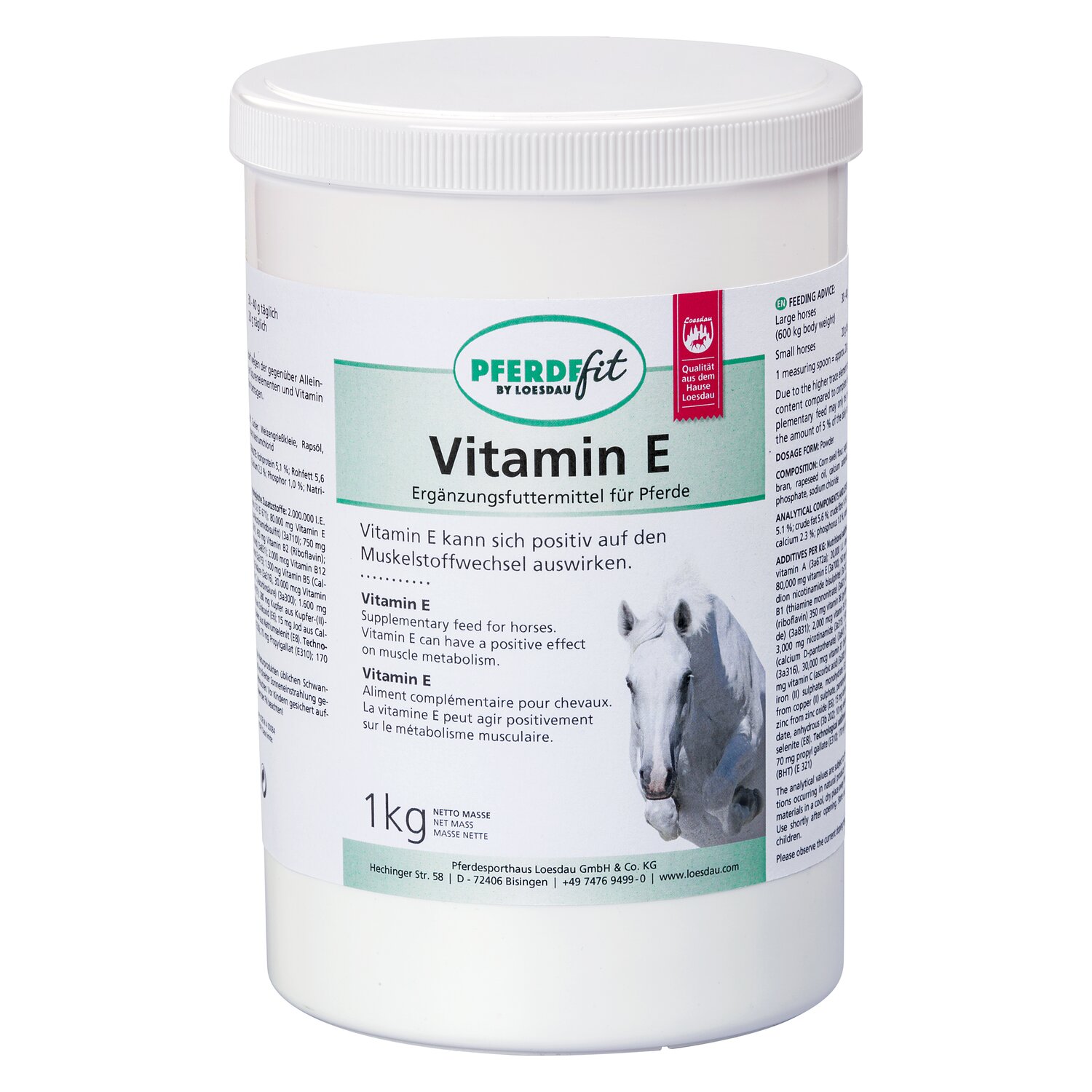 PFERDEfit by Loesdau Vitamin E – Ansicht 1
