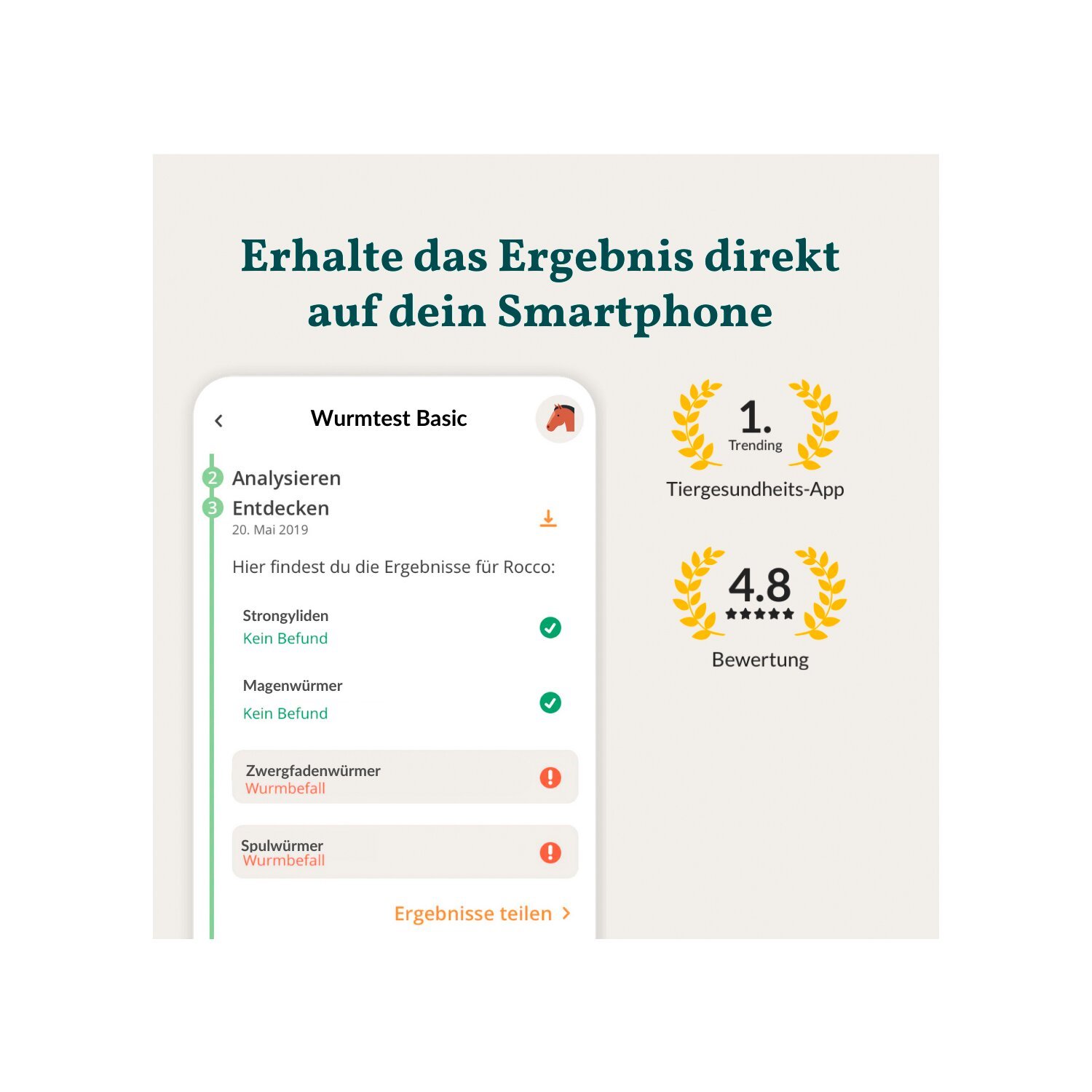 vetevo Wurmtest – Ansicht 9