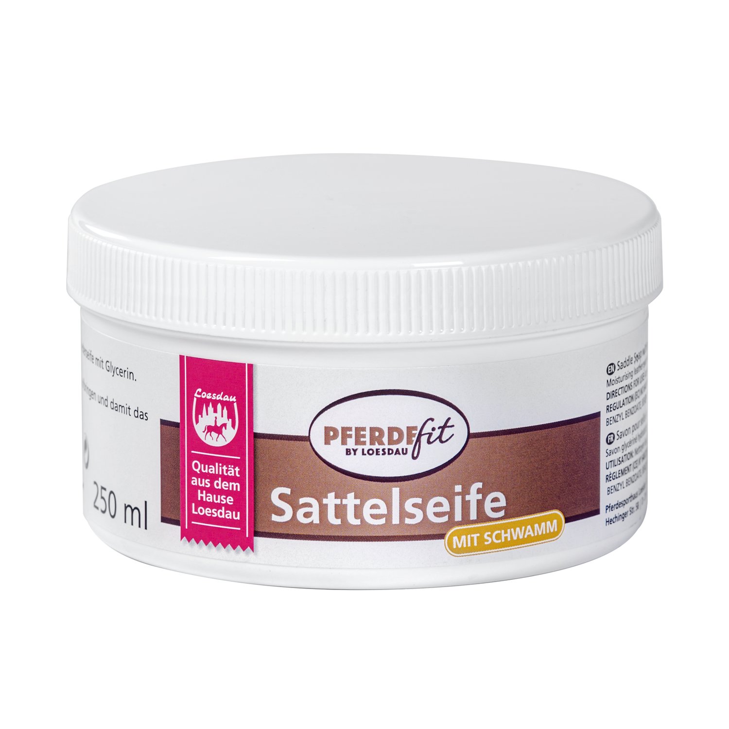 PFERDEfit by Loesdau Sattelseife mit Schwamm – Ansicht 1