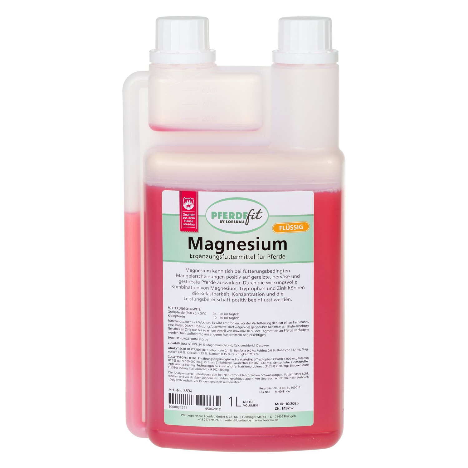 PFERDEfit by Loesdau Magnesium flüssig – Ansicht 1