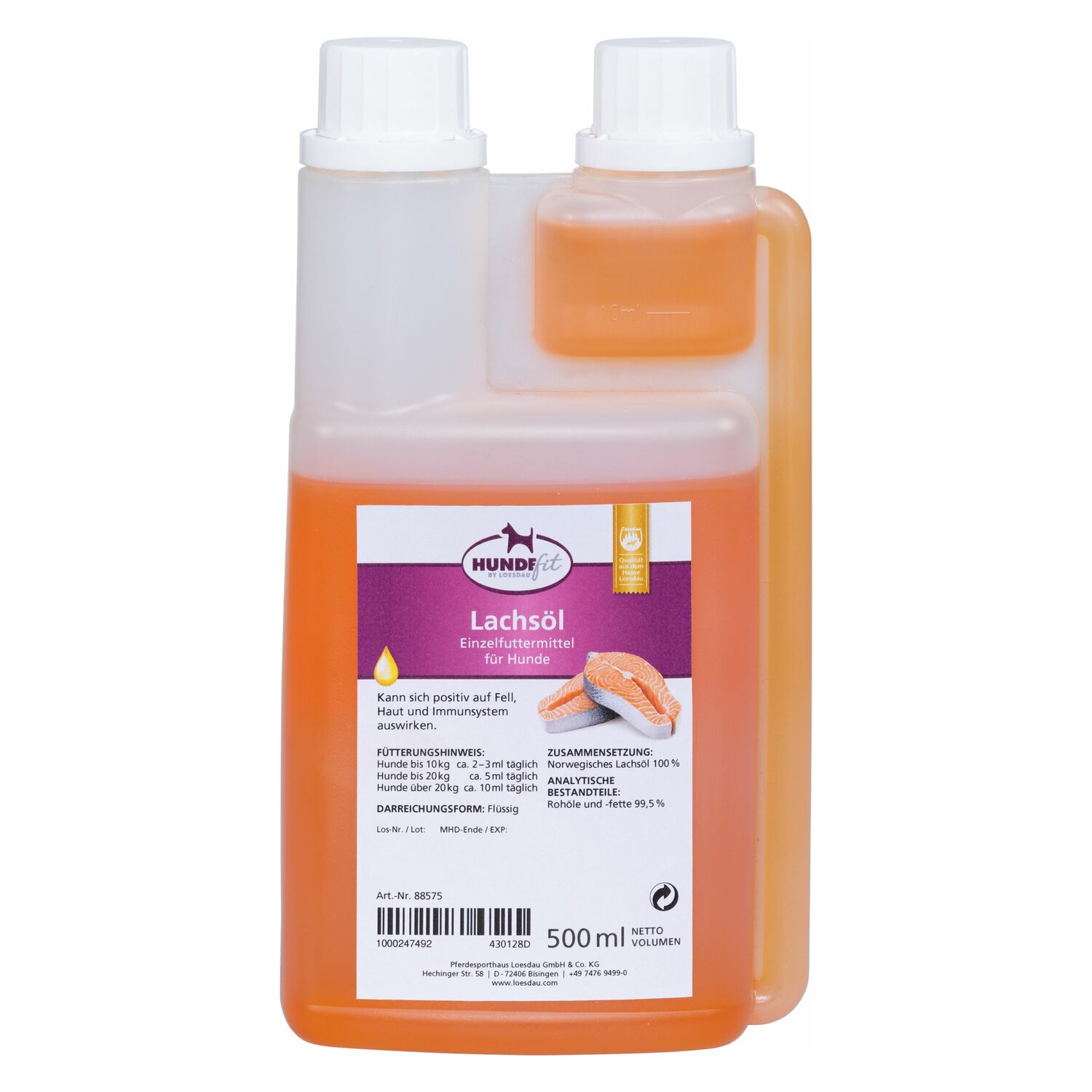 HUNDEfit by Loesdau Lachsöl – Ansicht 1